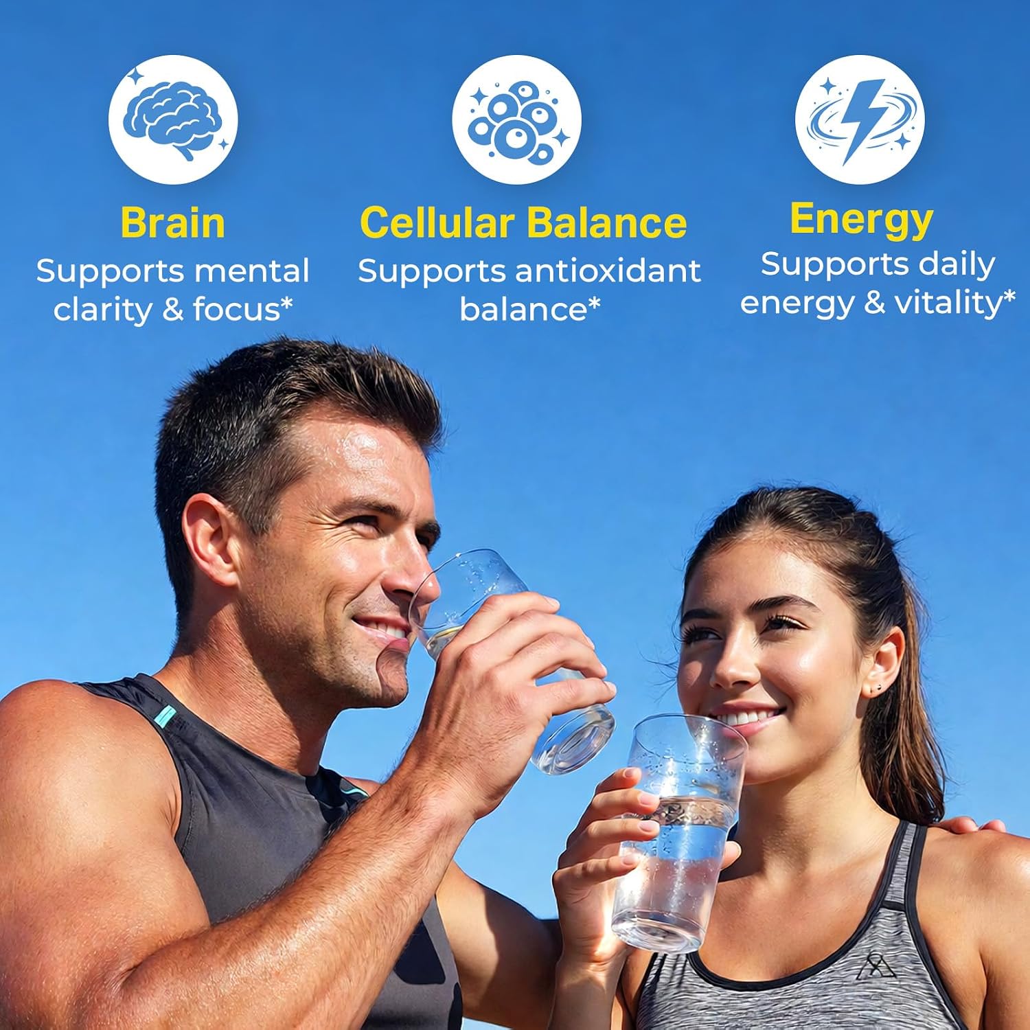 Hydrogen Water Tablets + Probiotics with Prebiotics Bundle 12 PPM H2 Hydrogen Tablets & 35 Strain Probiotics 100 Billion CFU | Daily Supplement Routine | 2 Items