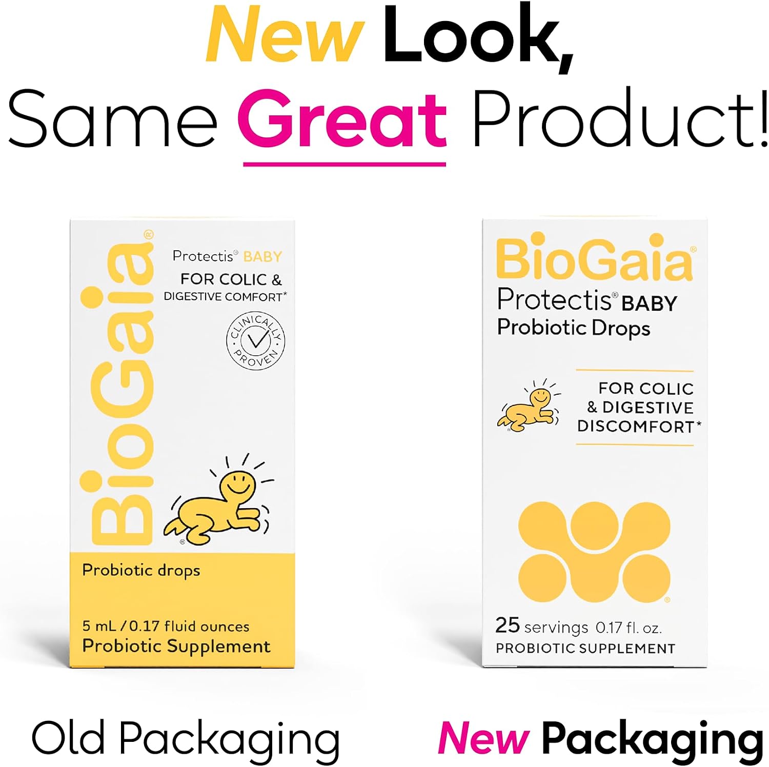 BioGaia Baby Probiotic Drops - Baby Essentials for Colic & Gas Relief, Safe for Newborns, Reduces Crying, Fussing, Colic, Gas, Spit-ups and Constipation, No allergens, Dairy, Soy, Gluten, or Sugar
