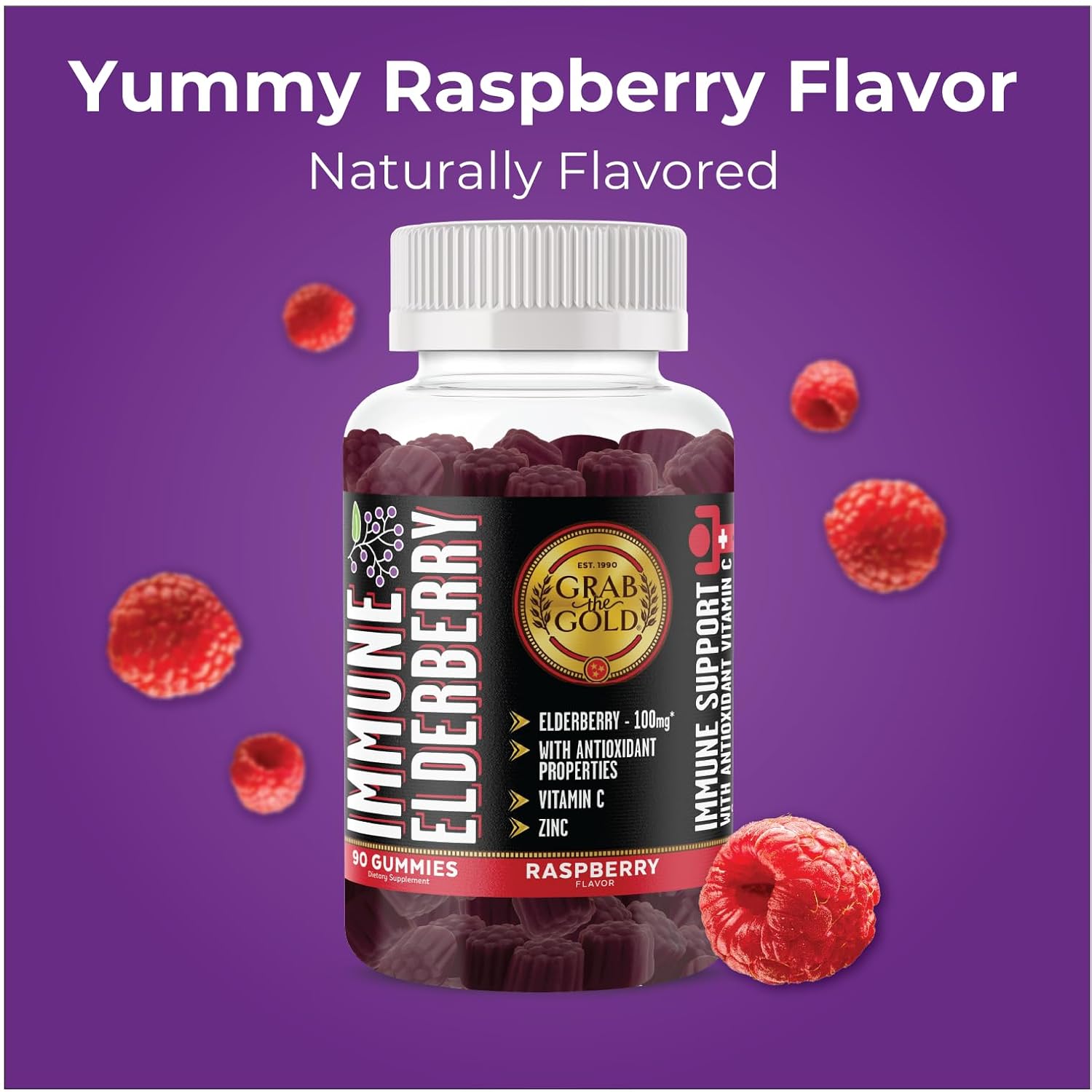 Grab The Gold PB&J Protein Bars & Immune Gummies Bundle
