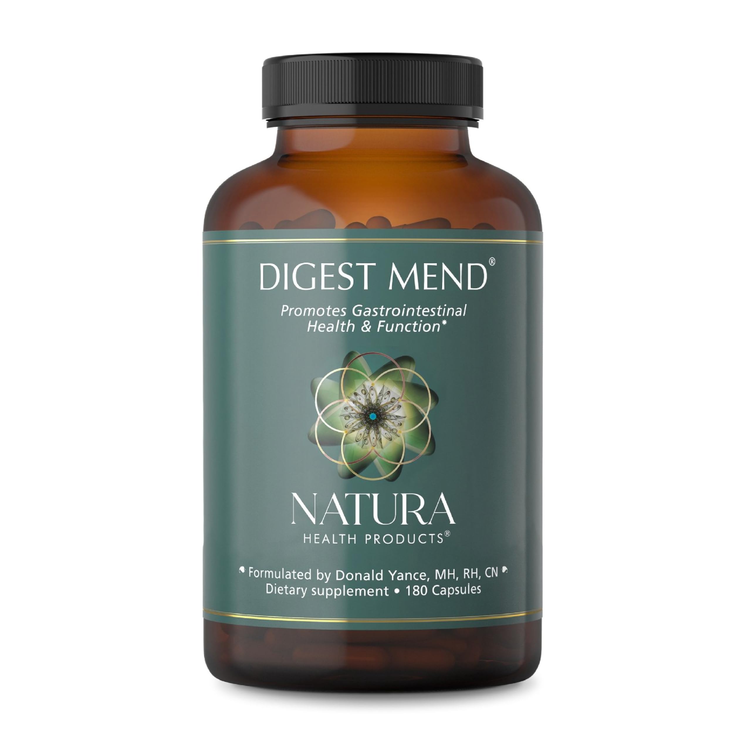 Natura Health Products Digest Mend Supplement - Encourages Healthy gastric microboime* - Featuring Deglycyrrhizinated Licorice (DGL), Aloe Vera, Marshmallow, Mastic Gum, & Chamomile (180 Capsules) Natura Health ProductsBuy Supplements Australia