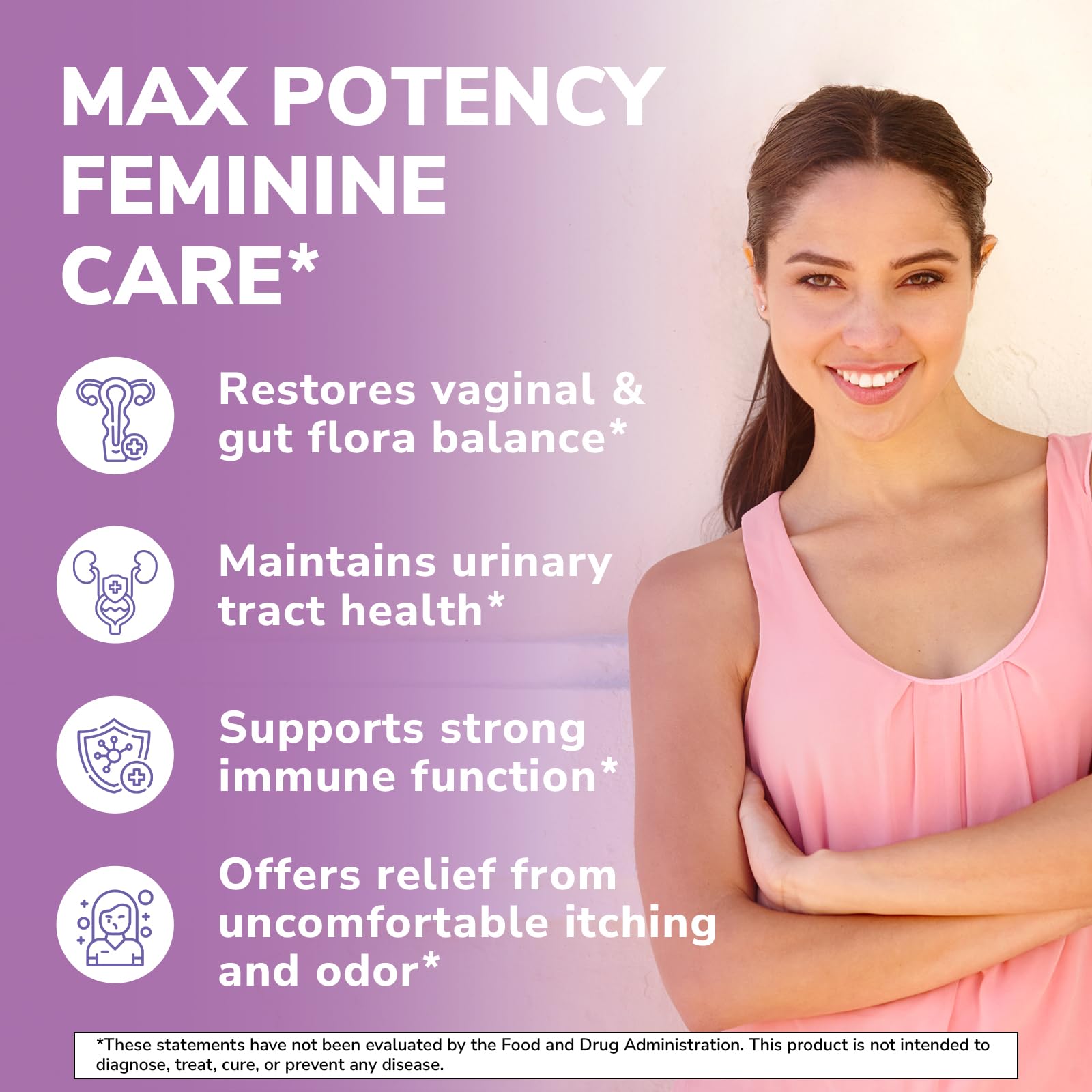 Vitalibre Probiotics for Women 30 Strains, 100B CFUs Vaginal Probiotics | with Digestive Enzymes, Prebiotics & Cranberry for Urinary Tract Health, pH Balance, 30 Veggie Capsules
