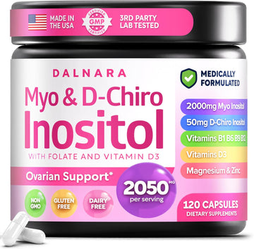 Myo-Inositol & D-Chiro Inositol Supplement for Women 240ct Ideal 40:1 Ratio