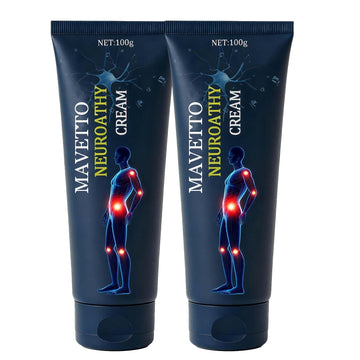 Bare Basics MAVETTO Neuropathy Relief Cream, Neurosoothe Formula Nerve Cream, Contains Capsaicin, Arnica, Menthol, MSM and Glucosamine, Improve Joint Discomfort, Increase Mobility (2pcs) Bare BasicsBuy Supplements Australia