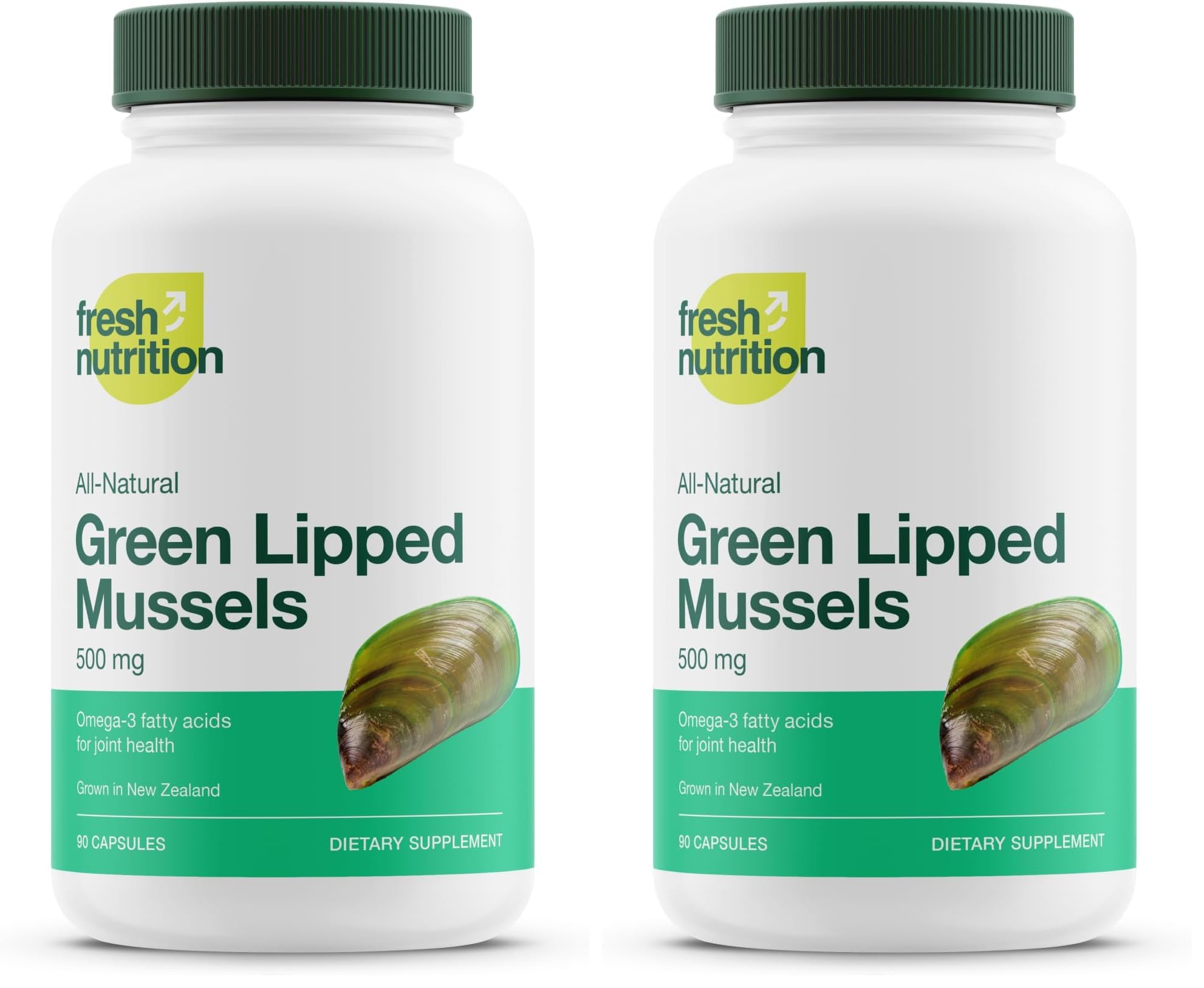 Green Lipped Mussel Capsules - Strongest DNA Verified from New Zealand - Perna Canaliculus Omega Supplement - May Promote Healthy Joints - 90 Capsules