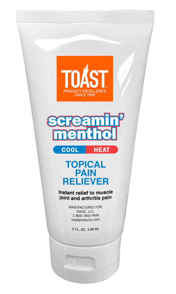 Toast Screamin Menthol Cool Heat Topical Pain Relief Cream for Muscles and Joints - 5 Ounces ToastBuy Supplements Australia
