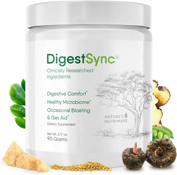 DigestSync Green Powder – Botanical Formula – 30 Servings, 1 Month Supply | Botanical green powder that mixes into water or smoothies | Non-GMO, plant-based blend | Unflavored daily scoop