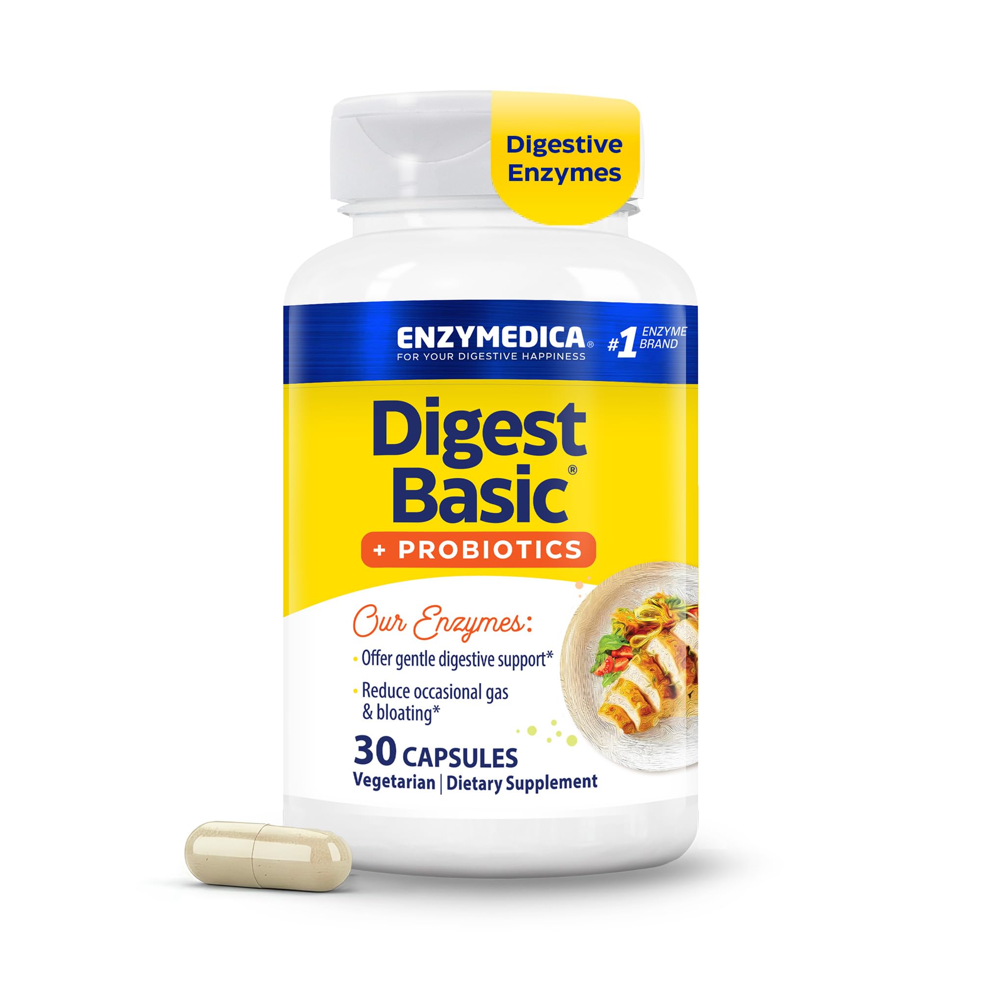 Enzymedica Digest Basic + Probiotics - 90 Caps