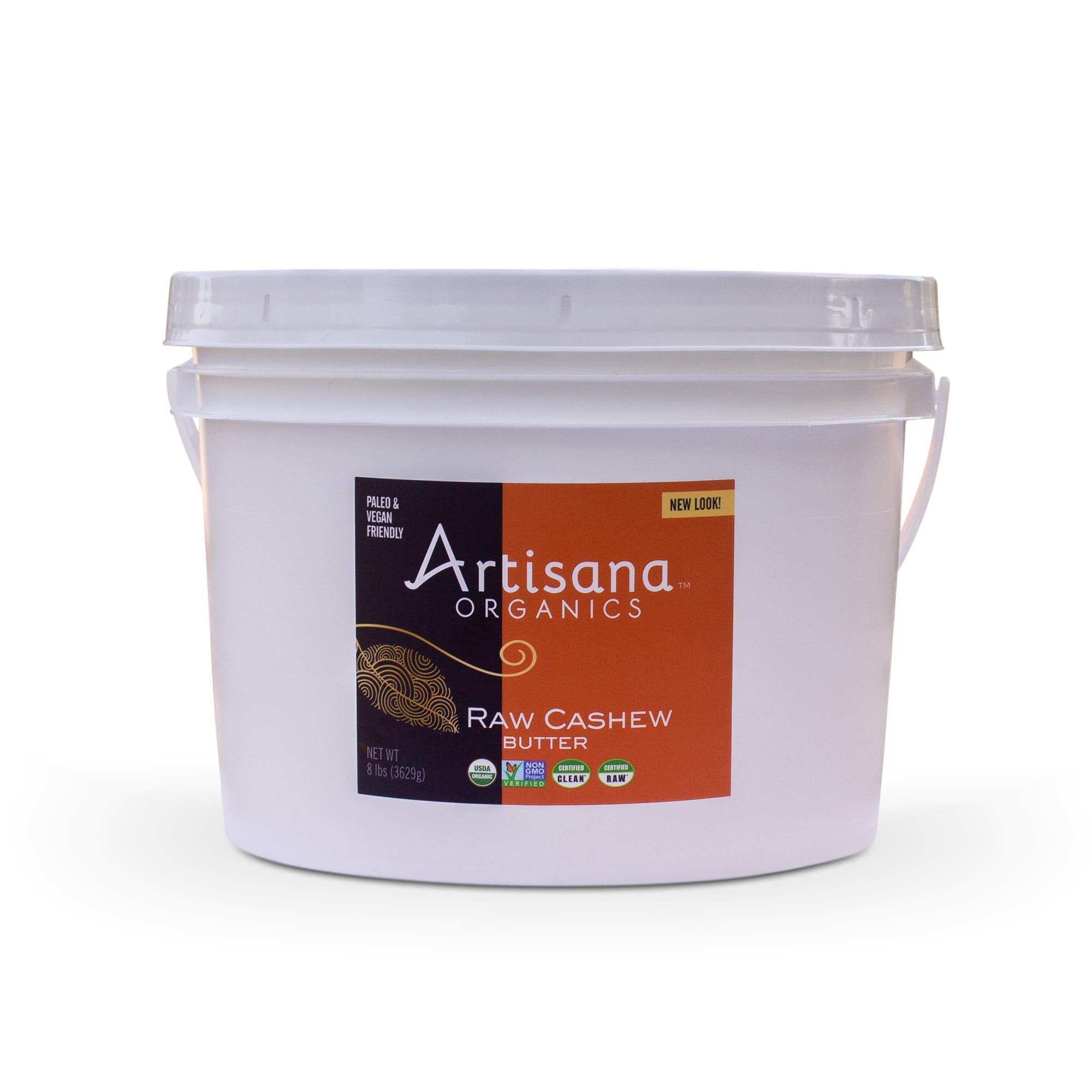 Artisana Organics Raw Cashew Butter - No Sugar Added, Vegan and Paleo Friendly, Non GMO, 14oz Jar