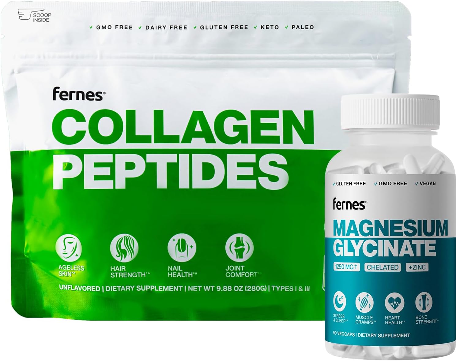 Collagen + Magnesium Glycinate 1250mg