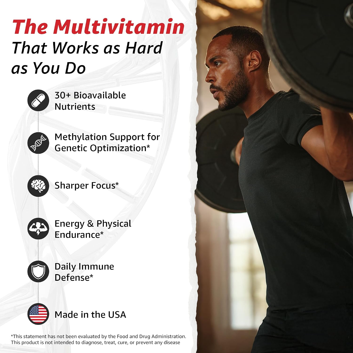 10X Health Methylated Multivitamin - 90 Capsules | Mthfr Supplement: 34-in-1 Formula, 800mcg B12, 5-MTHF & NAC, Methyl B Complex, Non-GMO