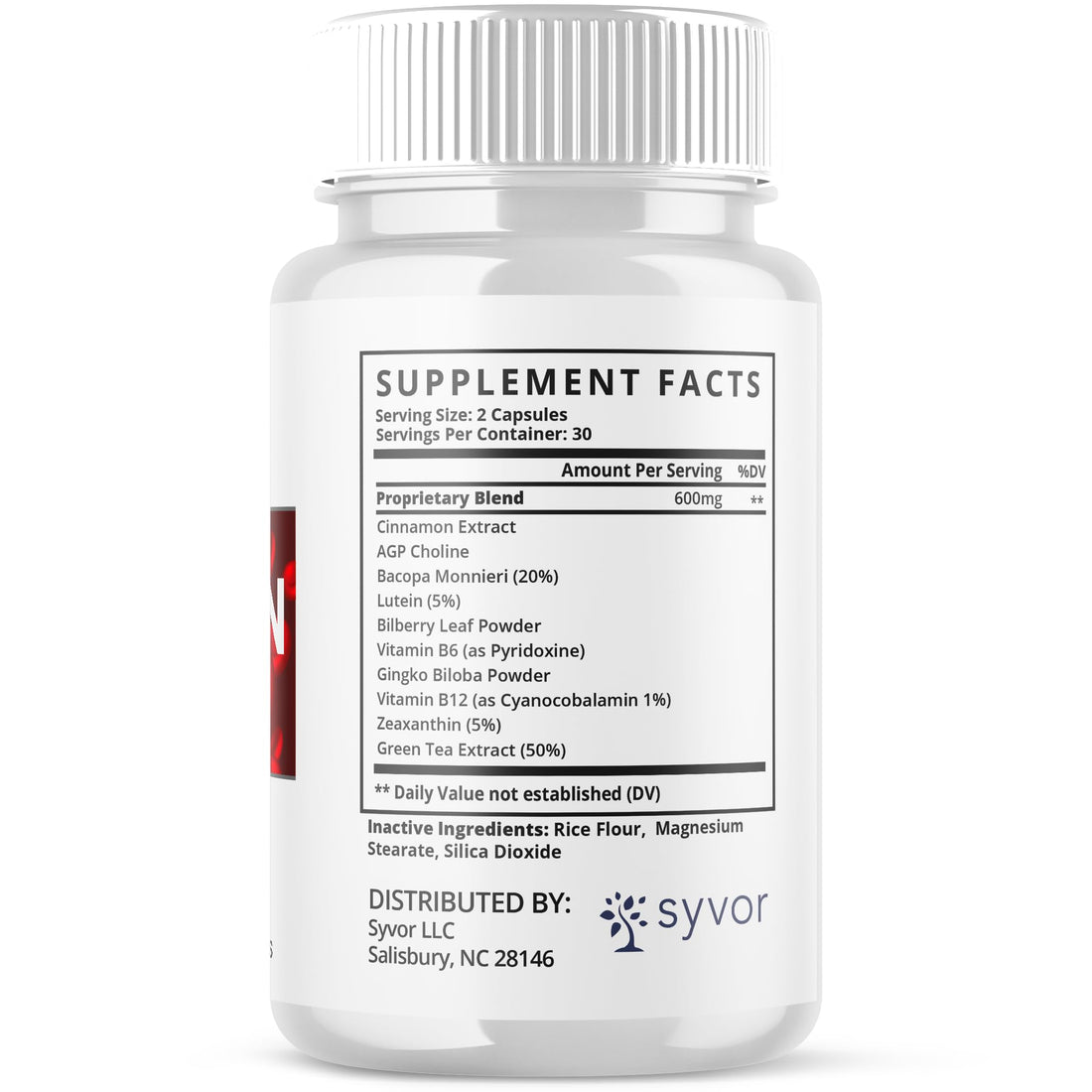 Supplement bottle labeled 'SuperFlow Glycogen Support' on a white background