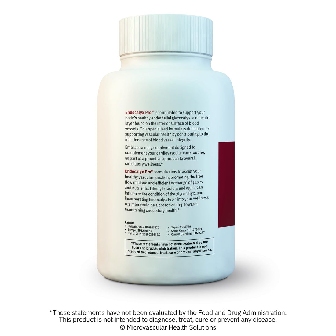 MYBODYRX Endocalyx Pro Supplement – Endothelial Glycocalyx Support 120 Capsules - Vascular & Microcirculation Health – Clinically-Studied – Patented – Supports Nitric Oxide Functions MYBODYRXBuy Supplements Australia