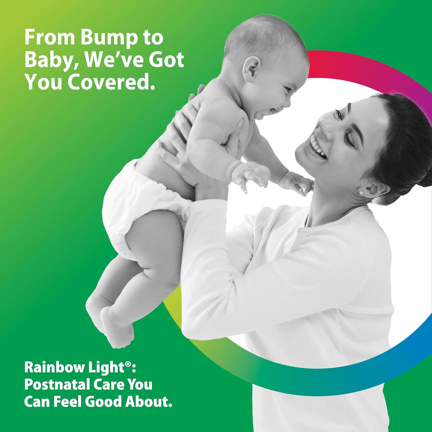 Rainbow Light Postnatal Multivitamin for Women | 120 Capsules | Supports Mom’s Health & Baby’s Development | with Vitamin C and Zinc | Superfoods Blend & Probiotics