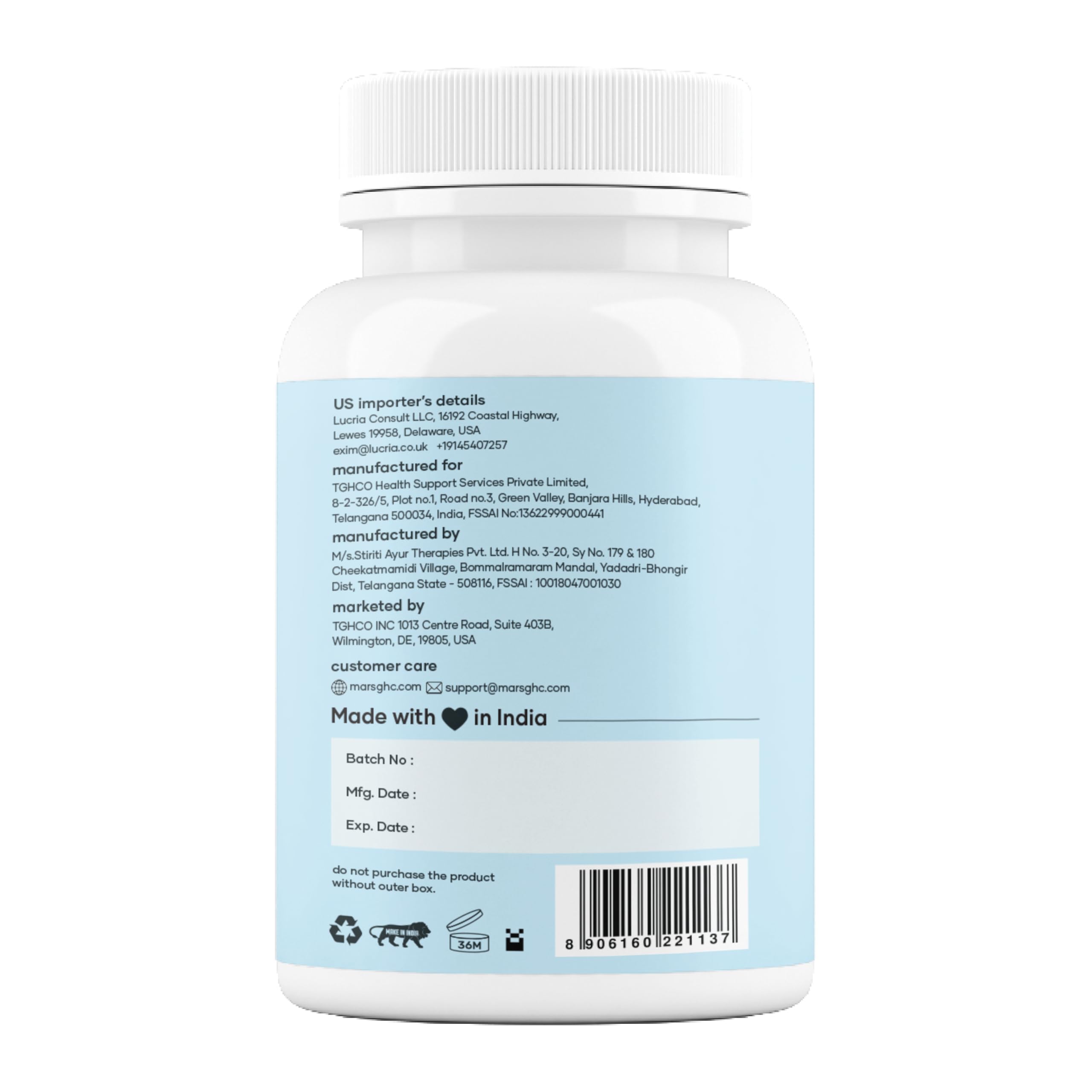 mars by GHC Mars Surge Natural Sea Moss Caps (60N) | Packed with 84 Minerals | Powered with Black Seed Oil | | Overall Well Being - Pack of 1 mars by GHCBuy Supplements Australia