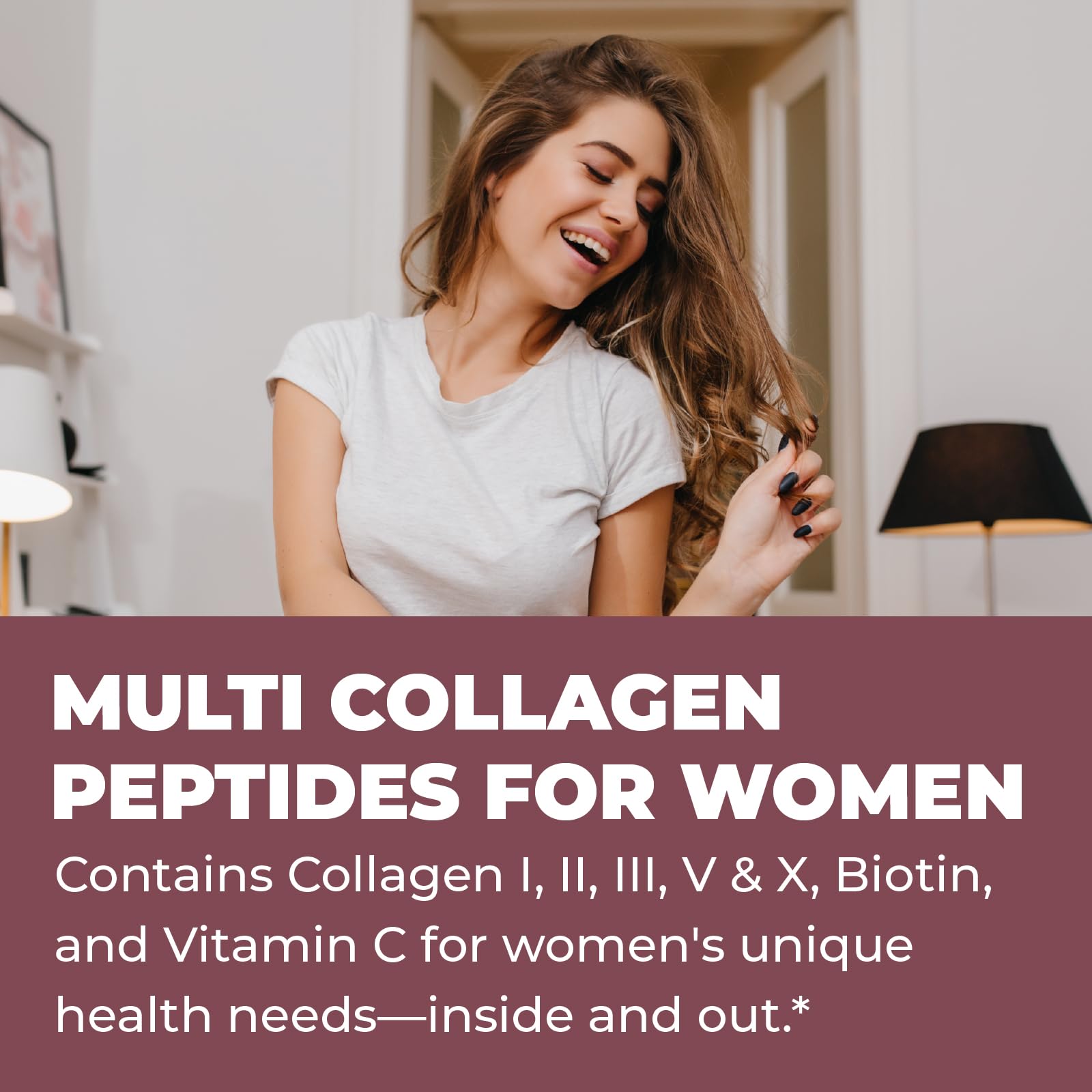 Advanced Collagen Complex Powder – VERISOL®, FORTIBONE®, & FORTIGEL® for Hair, Skin, Bone & Joint Support – Clinically Studied Ingredients – Grass-Fed Hydrolyzed Collagen Peptides – 30 Servings