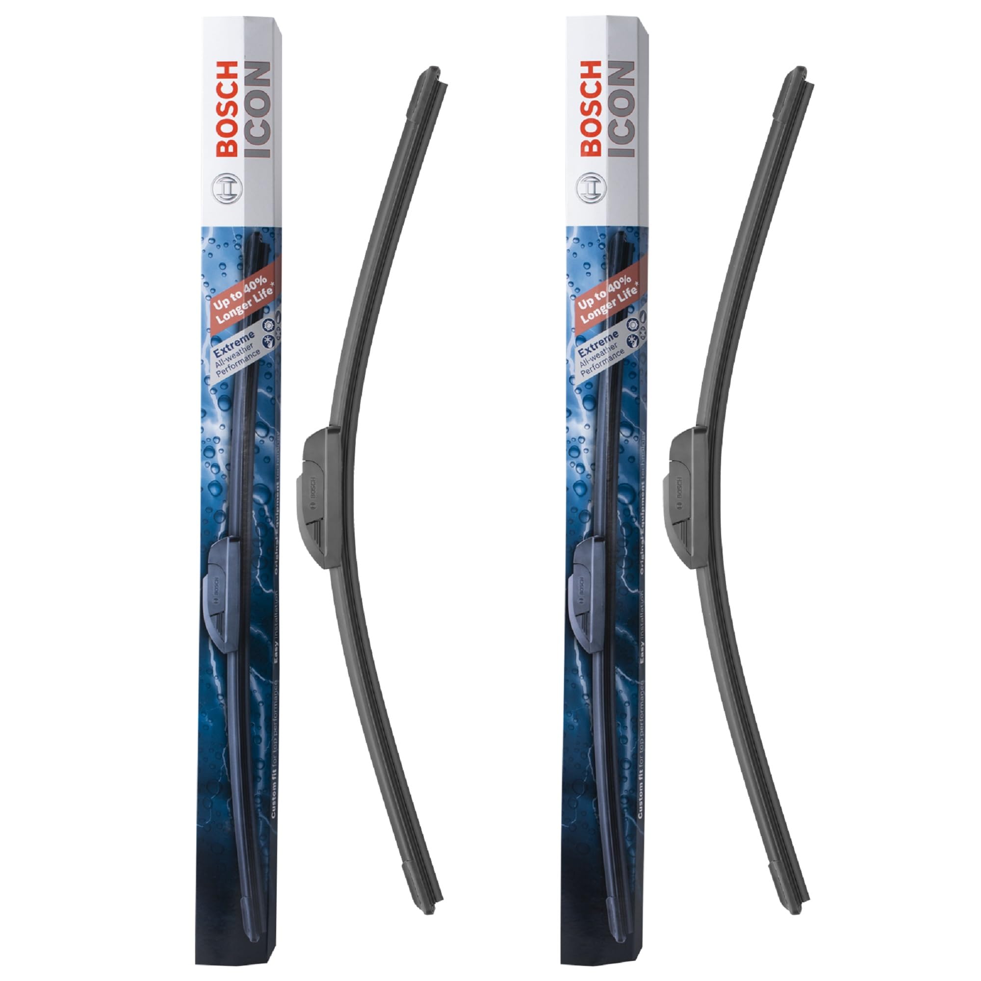 BOSCH 26OE22OE ICON Beam Wiper Blades - Driver and Passenger Side - Set of 2 Blades (26OE & 22OE) Bosch buy supplements Au