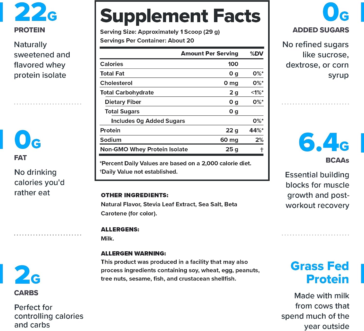 LEGION Clear Whey+ Protein Isolate Powder–Naturally Flavored Strawberry Lemonade, 22g Protein with BCAAs,Zero Sugar & Lactose Free,Fast Digesting Grass-Fed Whey, Refreshing Protein Shake (20 Servings)