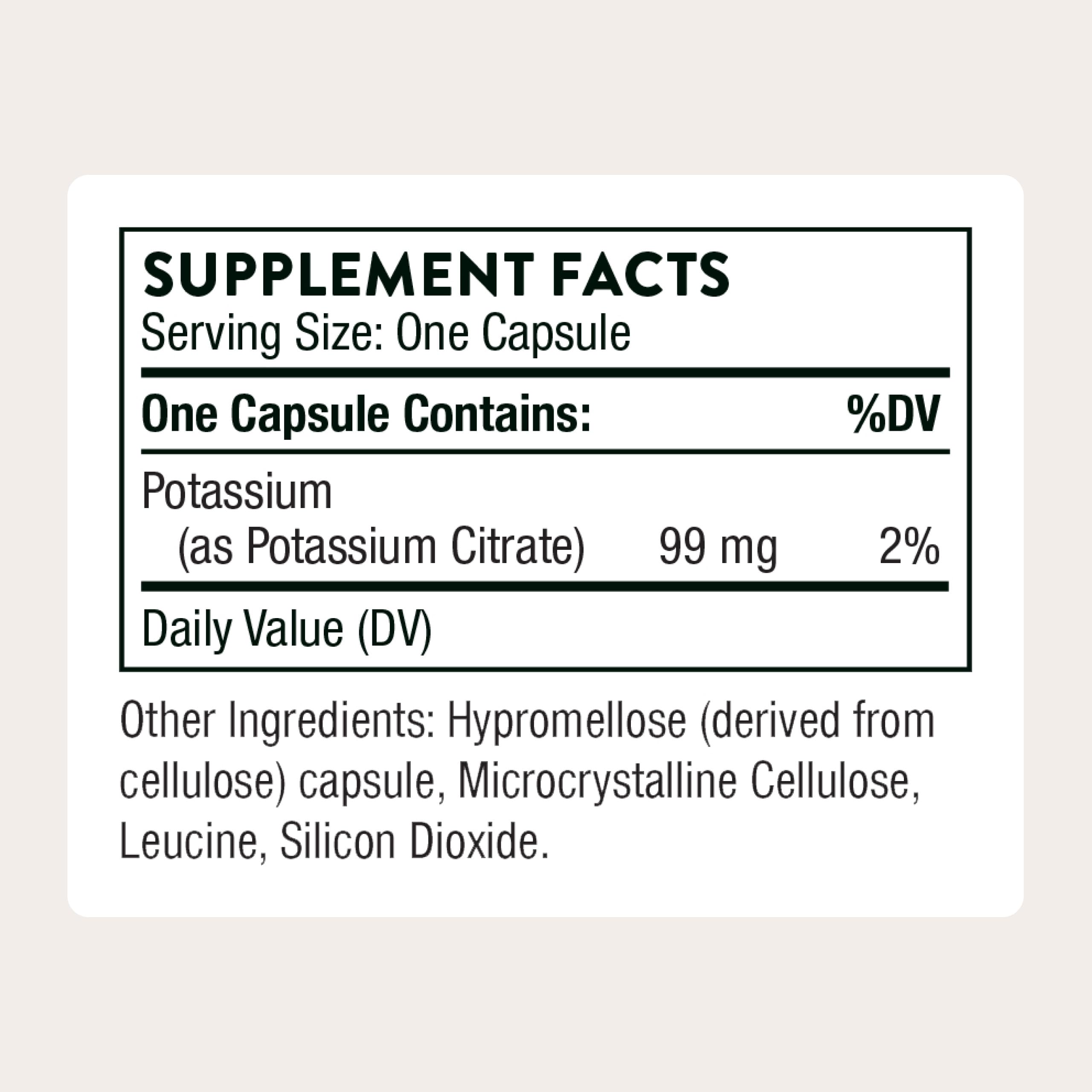 THORNE - Potassium Citrate - Essential Electrolyte Supplement for Muscle Function, Heart Health, Nerve Function & Urinary Tract Health Support* - Third-Party Certified - Gluten-Free - 90 Capsules THORNE buy supplements Au