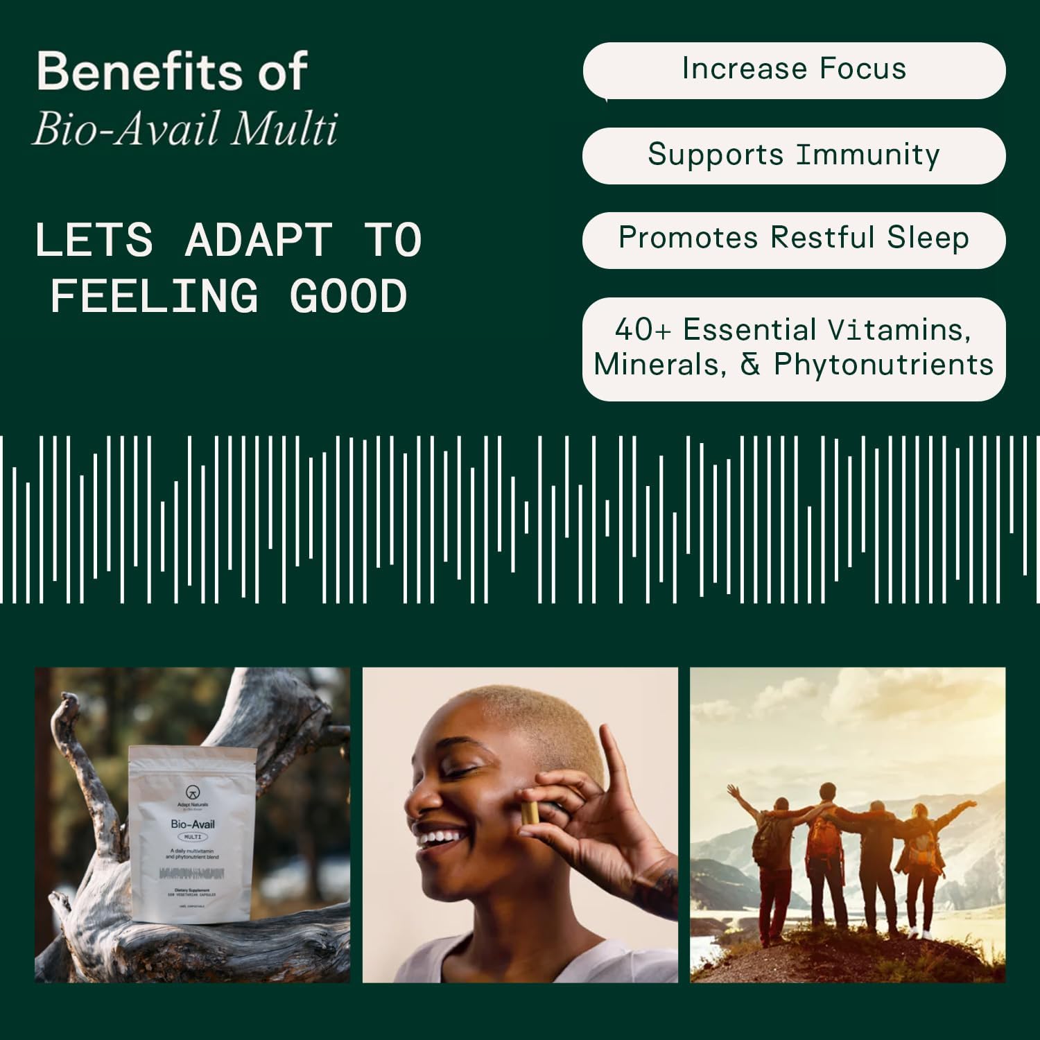 Adapt Naturals Foundational Nutrition Bundle – Bio-Avail Multivitamin & Organ Supplement with Grass-Fed Liver, Heart, Kidney & More – 30-Day Supply