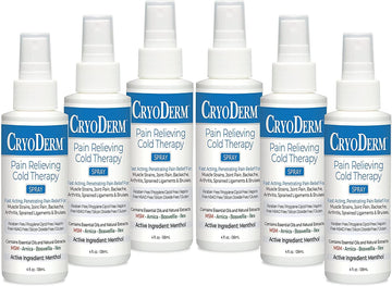 CryoDerm 4 oz Spray Cold Therapy (6 Pack) CryoDermBuy Supplements Australia