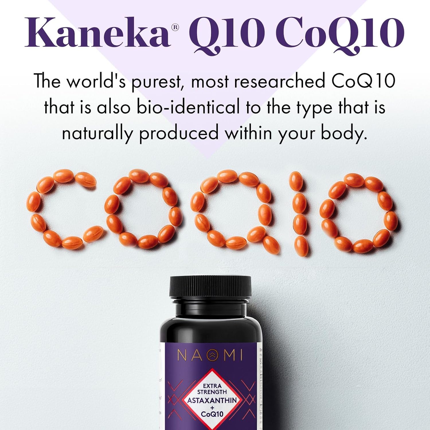 NAOMI Bergamot 500mg Astaxanthin and CoQ10