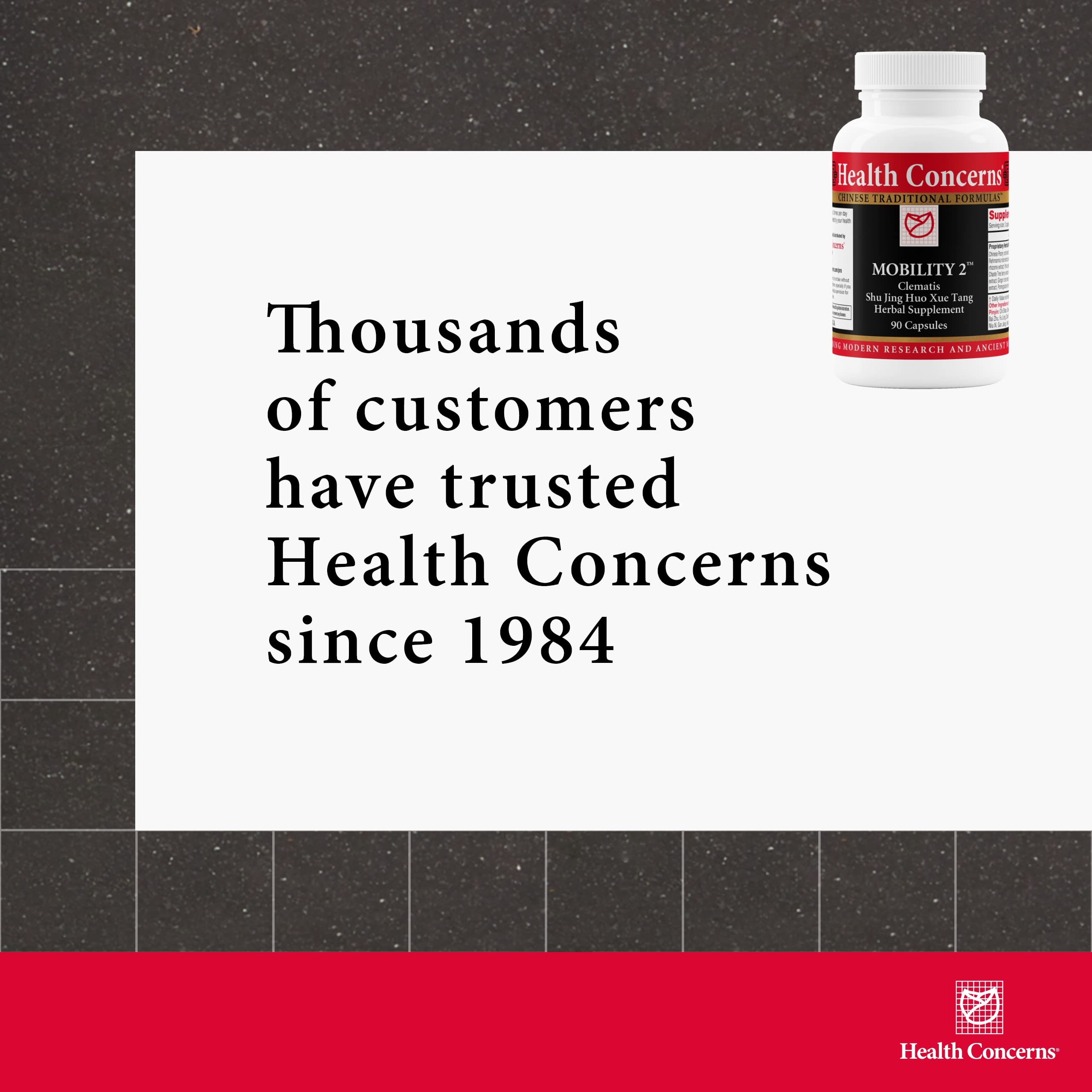 Health Concerns Mobility 2 – Joint Health Support Supplement for Men & Women – Chinese Herbal Circulation Support – Natural Joint & Muscle Aid – Herbal Extracts – 90 Capsules Health ConcernsBuy Supplements Australia