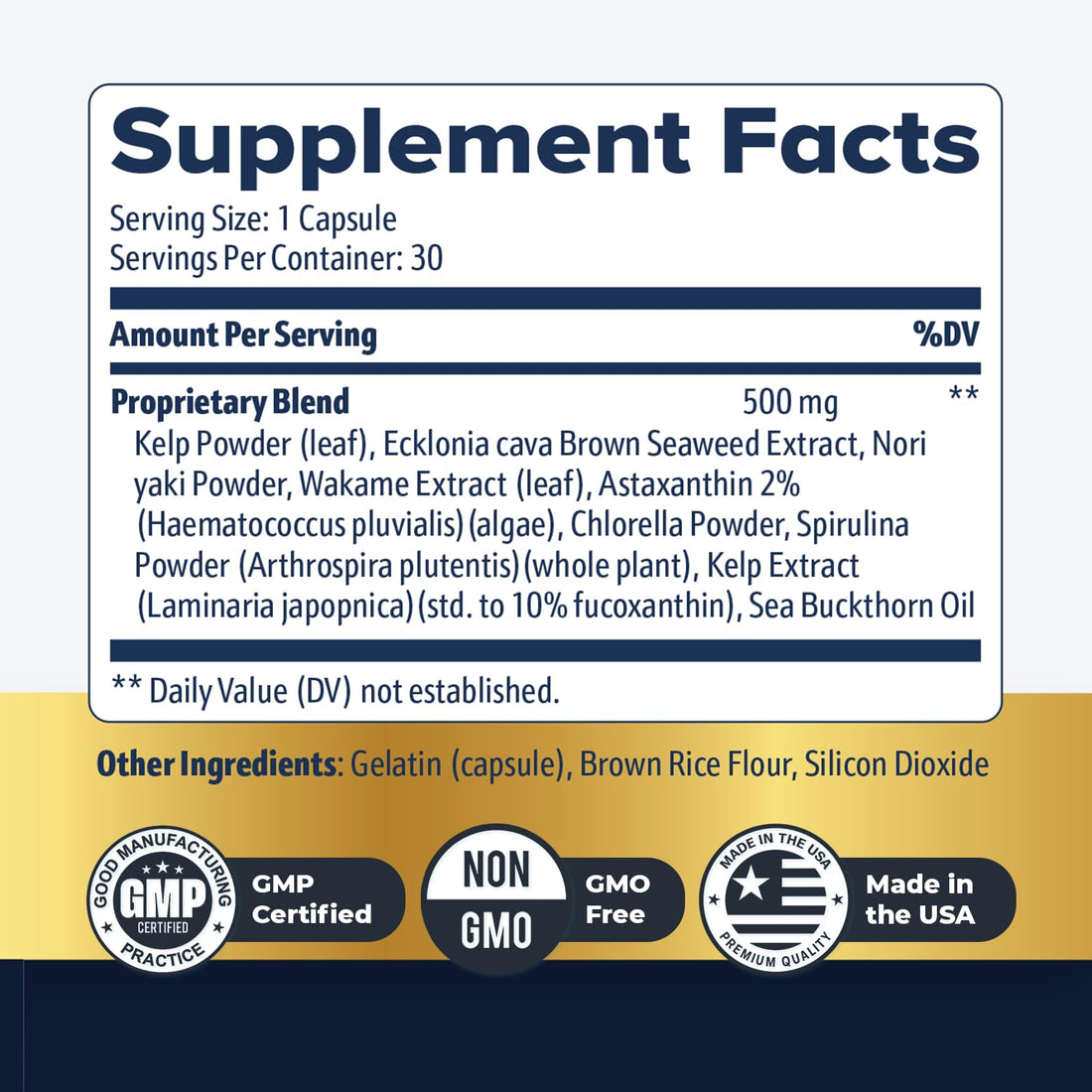Nature’s NutriWave AquaPeace – Aqua Peace Caps Daily Marine-Based Supplement with Seaweed & Algae Extracts – Clean, Stimulant-Free Formula – Non-GMO, Made in USA - 30 Capsules, 1 Month Supply Nature’s NutriWaveBuy Supplements Australia