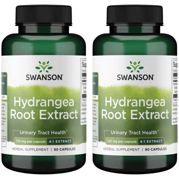 Swanson Hydrangea Root Extract - Herbal Supplement Promoting Traditional Urinary Tract Health - May Support Prostate Health for Men - (90 Capsules) (2 Pack) SwansonBuy Supplements Australia