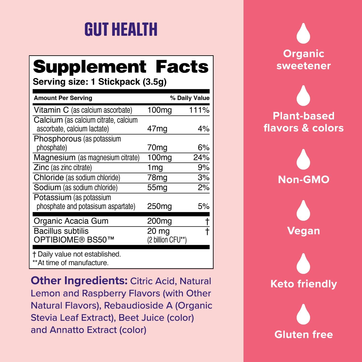Ultima Replenisher Electrolyte Powder Drink Mix Bundle – Sugar Free – Crave Killer and Gut Health, 14 Stickpacks – 6 Electrolytes and Minerals – Keto Friendly, Vegan, Non-GMO