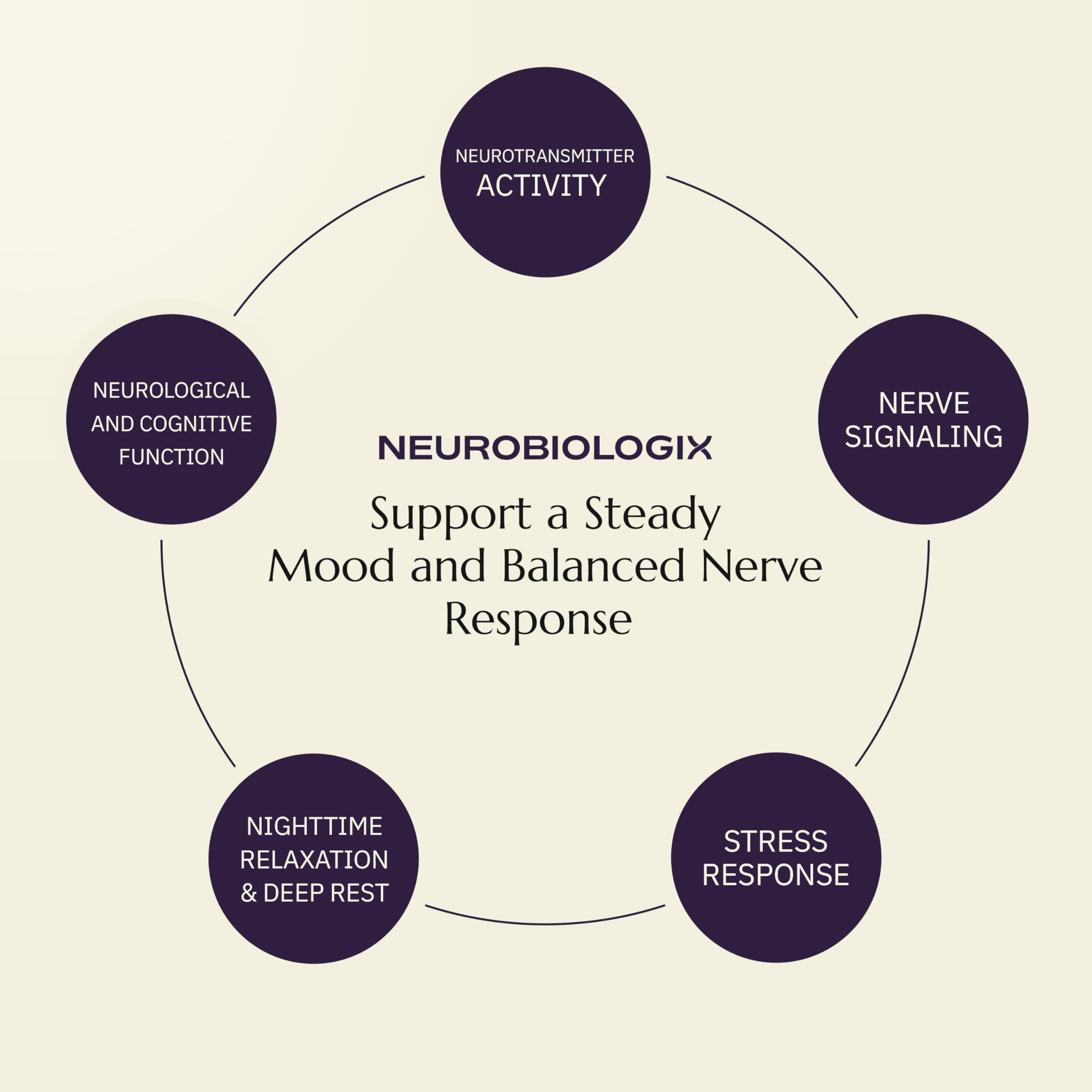 Neurobiologix Neuro Calm & Rebalance, L Theanine, Magnesium, Zinc & Kava Kava Complex for Calm Mood Balance and Stress Support, GABA Activity Support Supplement, Gluten Free, Vegetarian, 90 Capsules NeurobiologixBuy Supplements Australia