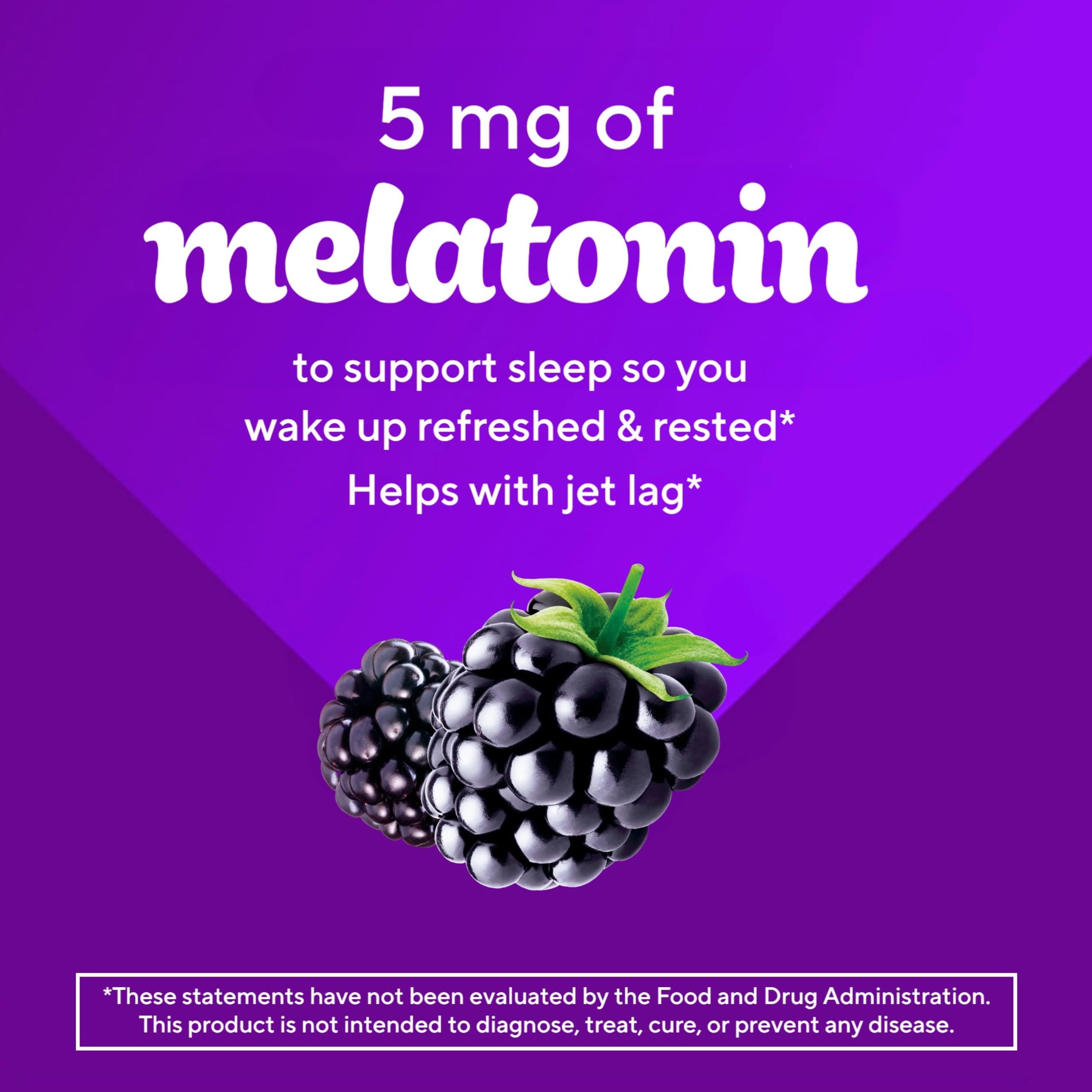 Vitafusion Extra Strength Melatonin Gummy Vitamins, 5mg, 120 ct Gummies