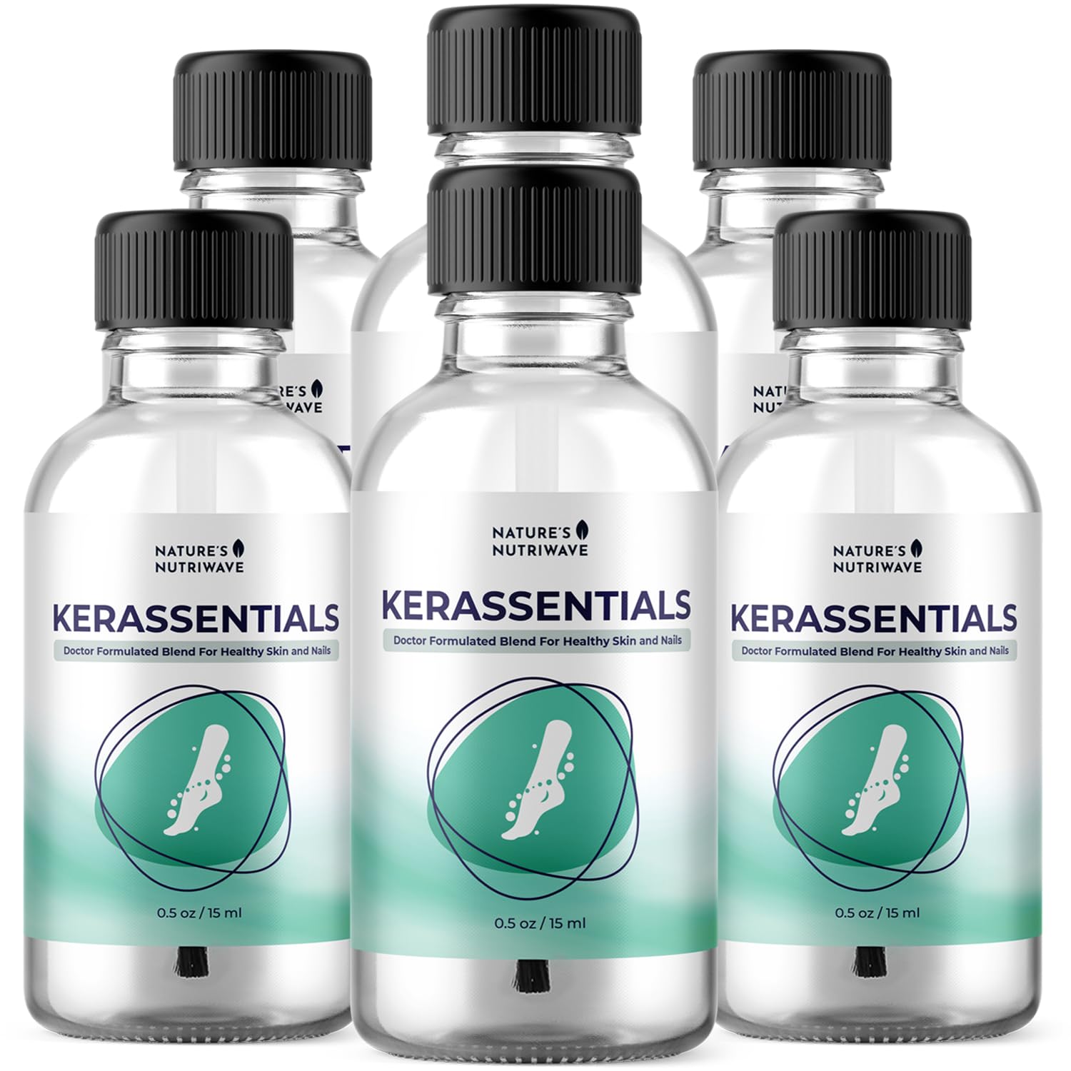 Kerassentials Oil, 8-IN-1 Plant-Based Formula, Natural Ingredients | Made in USA, No Stimulants, Non-GMO – 15ml, 1 Month Supply | Topical oil with an 8-in-1 plant-based blend | Non-GMO, No Stimulants, Made in USA | Applies directly to nails & skin