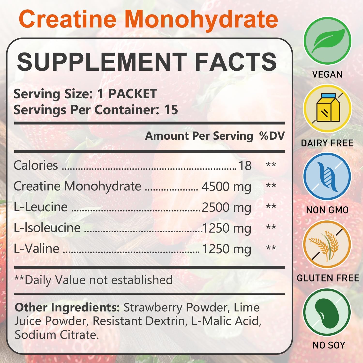 CANLIST Micronized Creatine Monohydrate Powder for Men & Women, Non-GMO, Vegan, 20 Servings