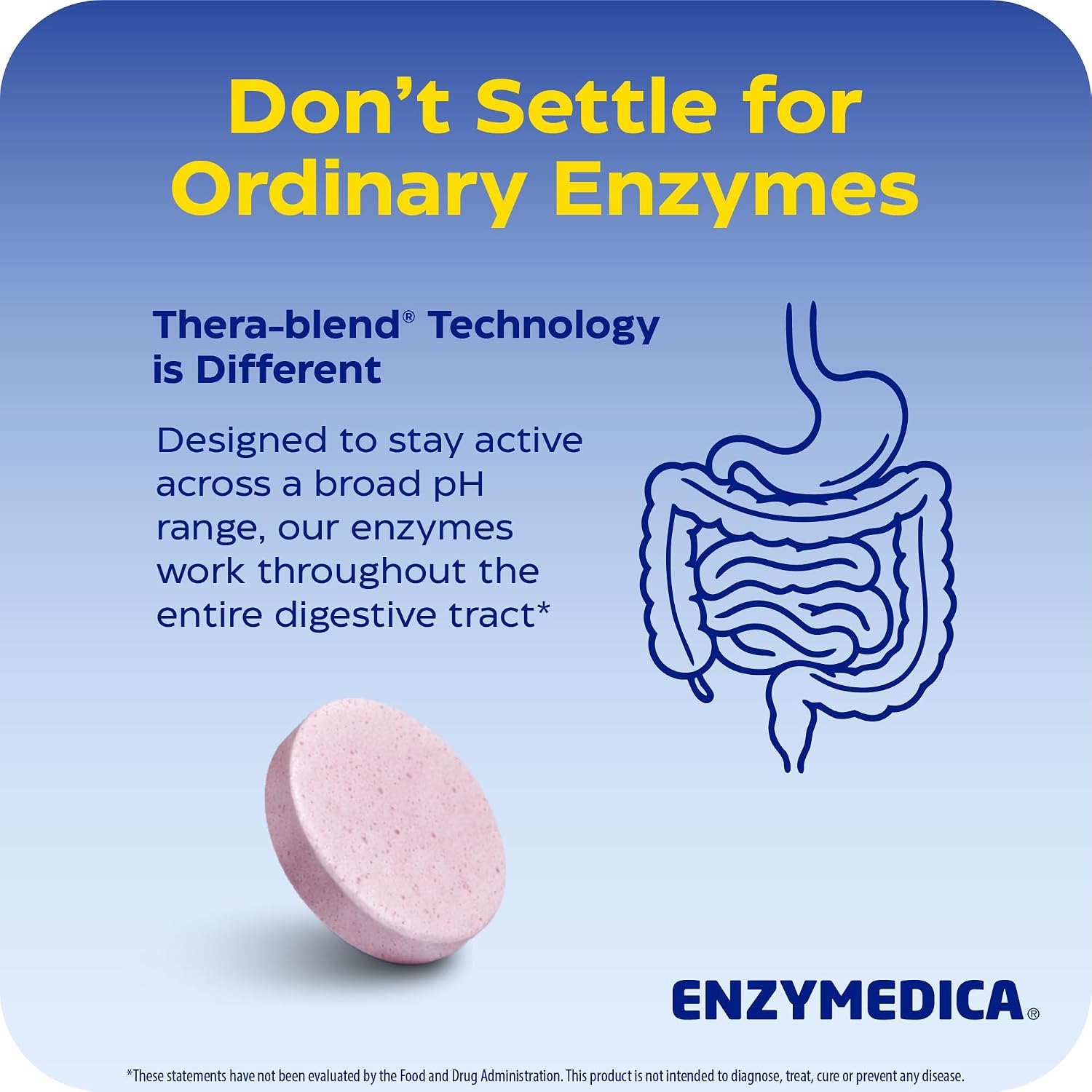 Enzymedica Kids Digest Chewable Digestive Enzyme Supplement - 90 Tablets