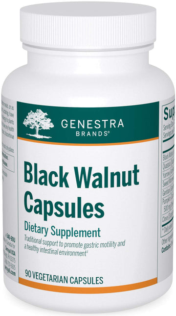 Genestra Brands Black Walnut Capsules | Herbal Formula to Support Digestive Health | 90 Capsules Genestra BrandsBuy Supplements Australia