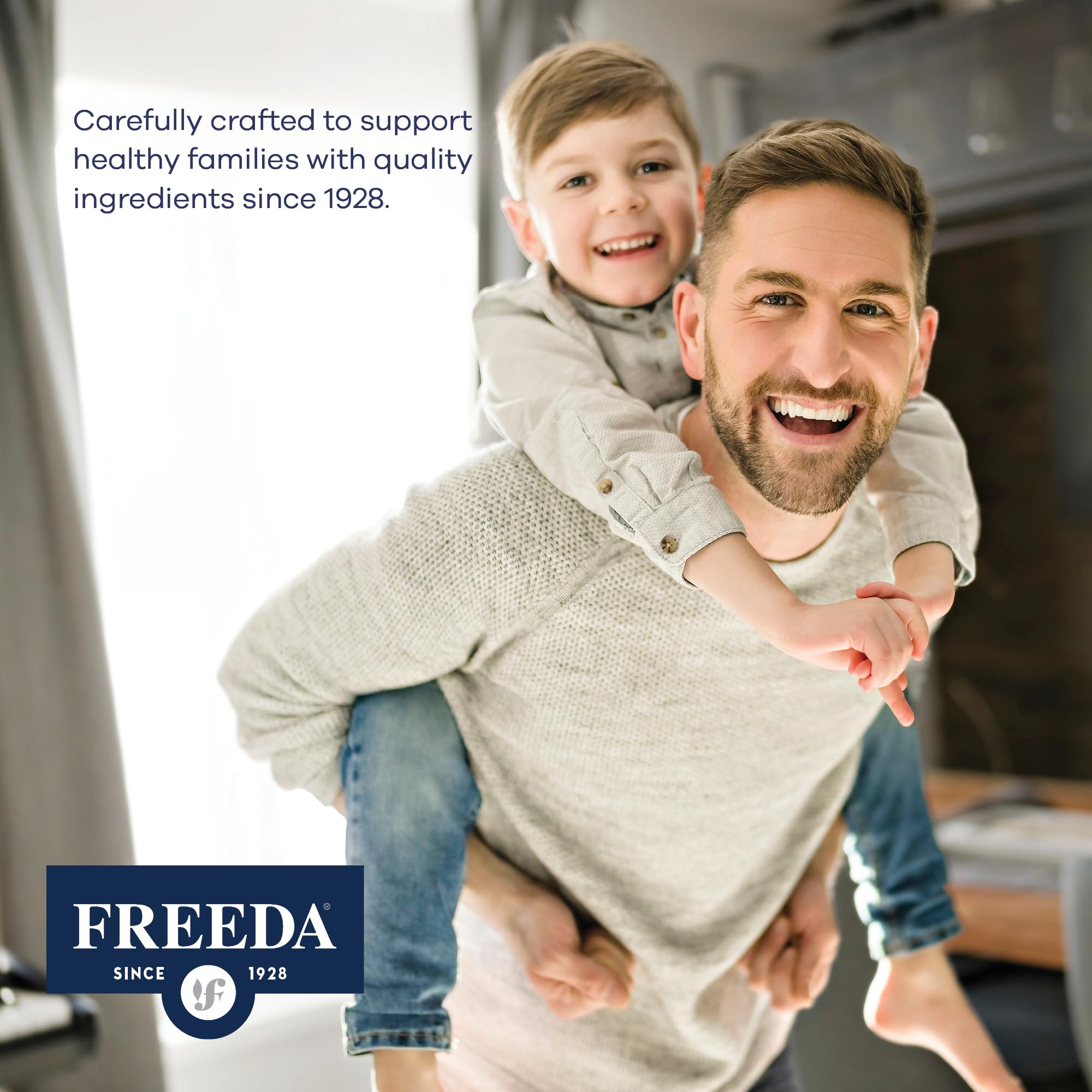 FREEDA Buffered Vitamin C 500mg for Immune Support – 100 Capsules | Includes 50mg Calcium – Supports Immune Health & Antioxidant Defense – Gentle on Stomachs, Kosher, Vegan, & Made in USA