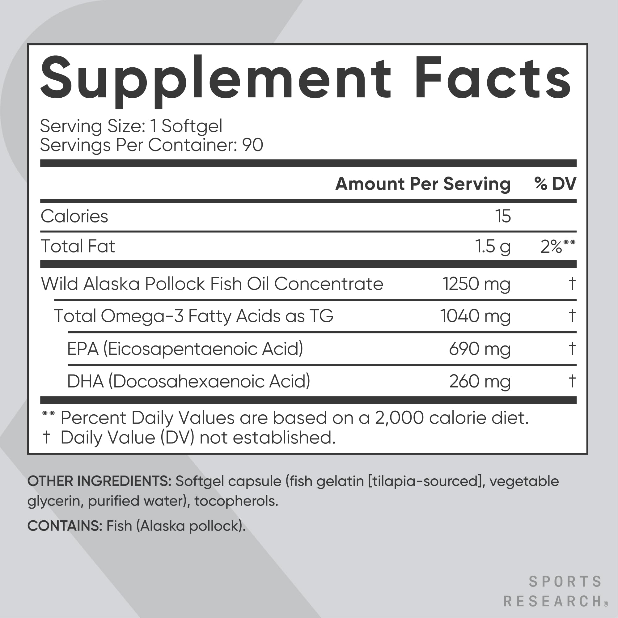 Sports Research® Omega-3 Fish Oil Bundle - Total Omega-3 2200mg (Krill, Salmon & Pollock) + Triple Strength Fish Oil 1250mg - High EPA & DHA Supplement Sports Research buy supplements Au