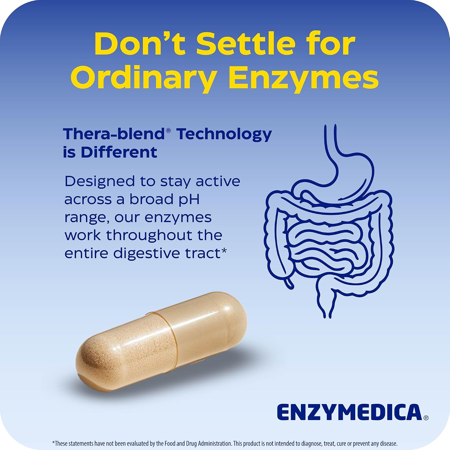 Enzymedica Digest Complete + Probiotics - Digestive Enzyme Supplement for Women & Men, Enzyme and Probiotic Capsules for Digestion, Gut Health Support, Helps Gas & Bloating, Vegetarian - 90 Caps