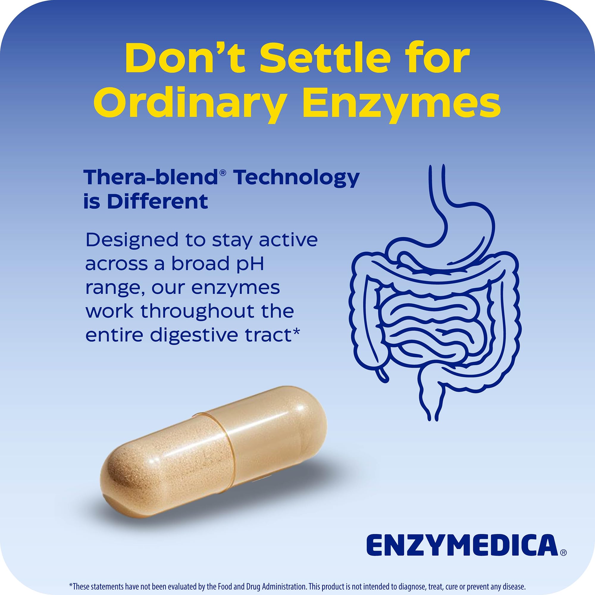 Enzymedica Digest Complete + Probiotics - Digestive Enzyme Supplement for Women & Men, Enzyme and Probiotic Capsules for Digestion, Gut Health Support, Helps Gas & Bloating, Vegetarian - 90 Caps