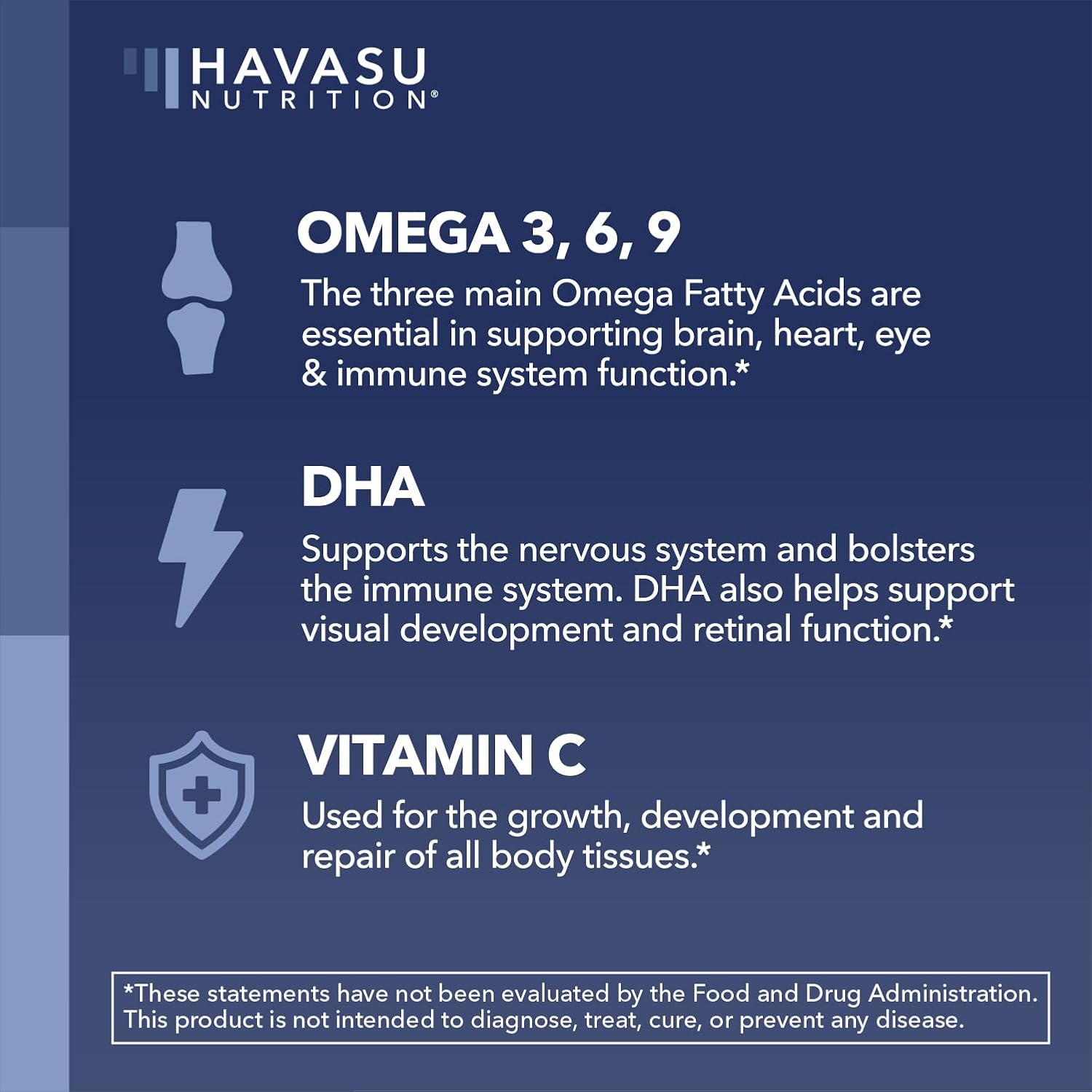 Omega 3 6 9 Gummies with DHA, Plant-Based Omega 3 Gummies for Adults, 60ct | Omega 3 6 9 + DHA Gummies, Fish Oil Alternative for Adults with DHA from Algae, Lemon and Orange Flavors, 20 Servings
