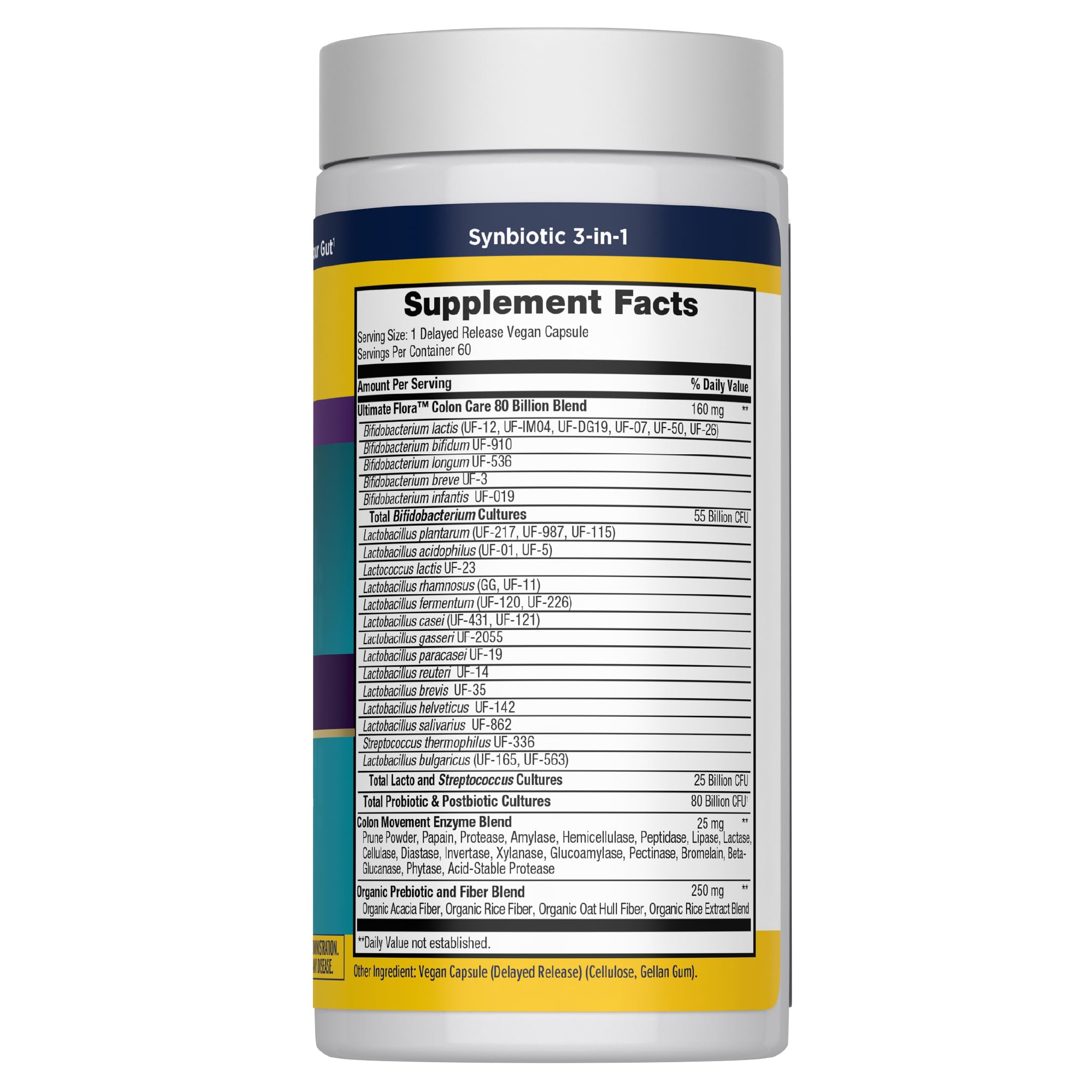 Renew Life Extra Care Digestive Probiotic 50 Billion CFU | 90 Vegetarian Capsules | Supports Digestive, Immune & Respiratory Health | Dairy, Soy and Gluten Free Supplement