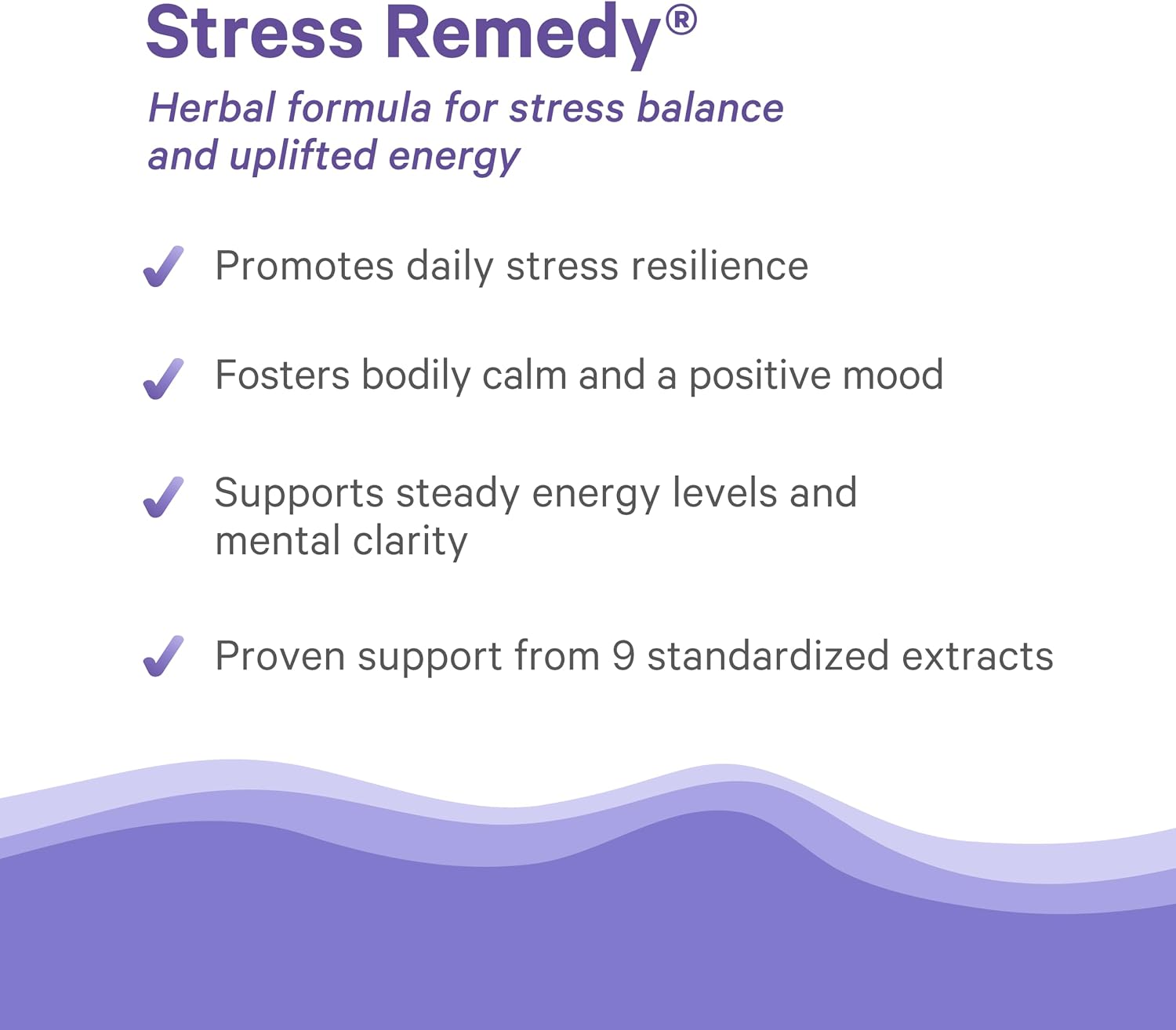 PURE SYNERGY Stress Remedy | Soothing Supplement with Ashwagandha | Organic Adaptogen Support from Lemon Balm and Holy Basil | for Stress Relief, Adrenal Health, and Mood (60 Capsules)