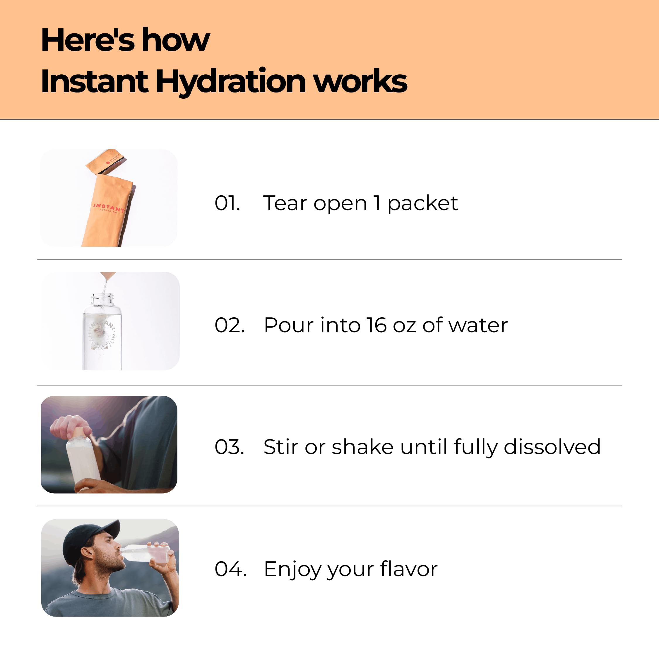 Instant Hydration Sugar Free Electrolytes Powder Packets Variety Pack - Watermelon, Raspberry, Lemon Lime Drink Mix & Travel Essentials with Magnesium and Potassium - Post Workout Recovery - 20 Sticks