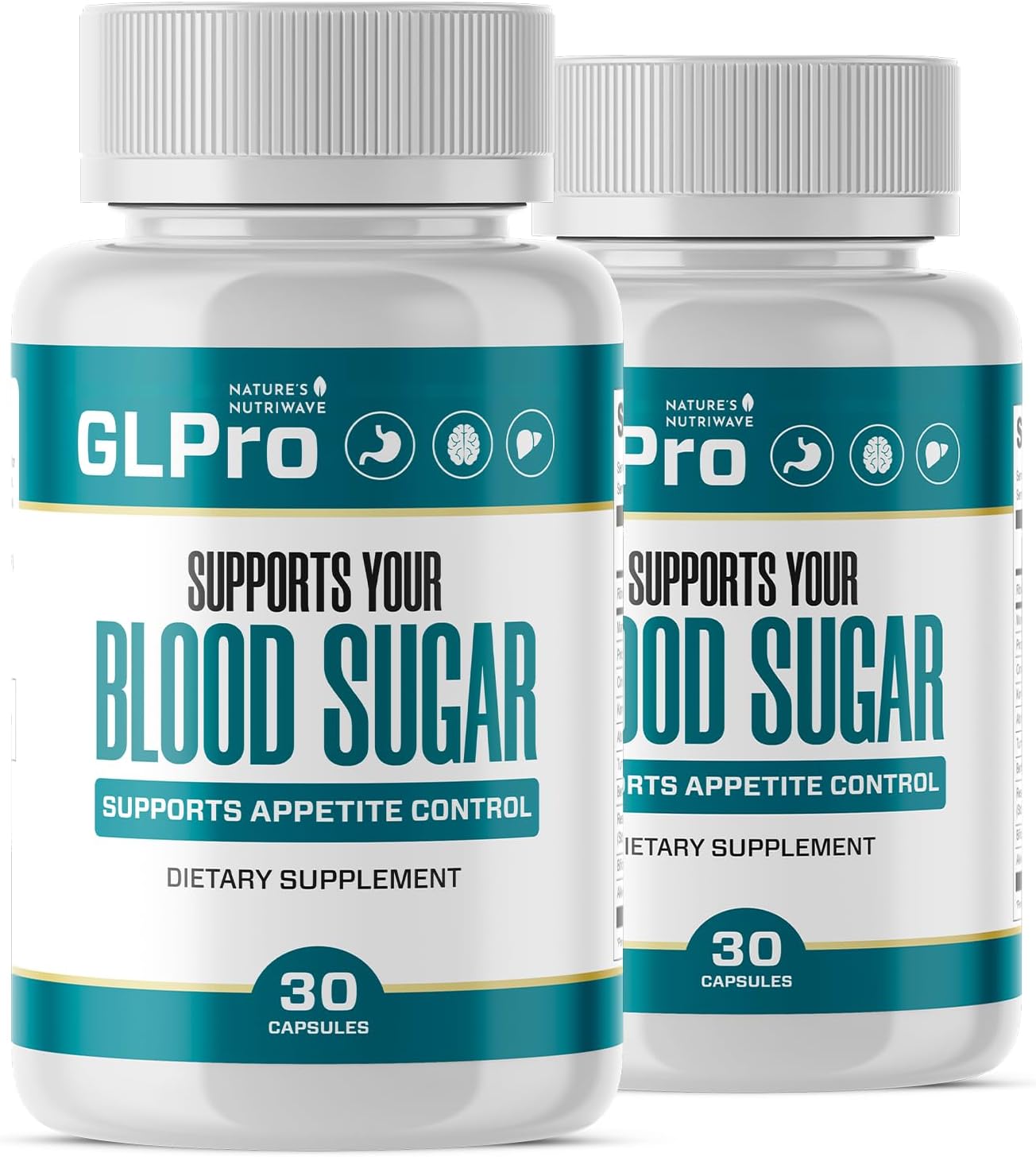 GLPro – Hawthorne, Garlic, Green Tea & Hibiscus – 30 Ct, 2 Month Supply | Hawthorne, Garlic, Green Tea & Hibiscus | Non-GMO, Gluten-Free, Dairy-Free, Vegetarian, Made in USA