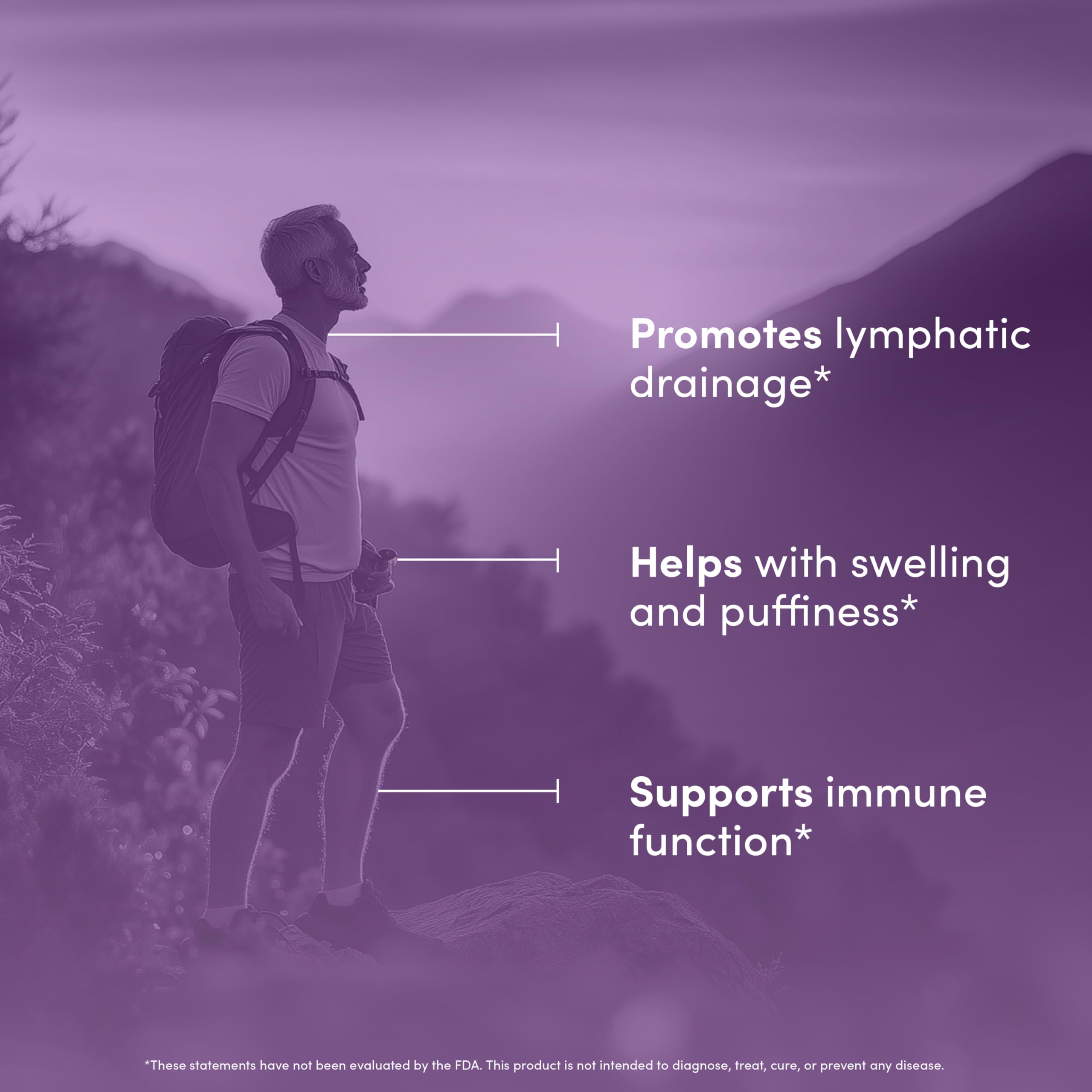 Lymph Peak - Lymphatic Drainage Supplements - Lymph System Support - with Burdock Root, Echinacea Extract, Bromelain, Dandelion Extract & More - Vegan, Non GMO, Gluten Free - 60 Capsules Vital Peak buy supplements Au