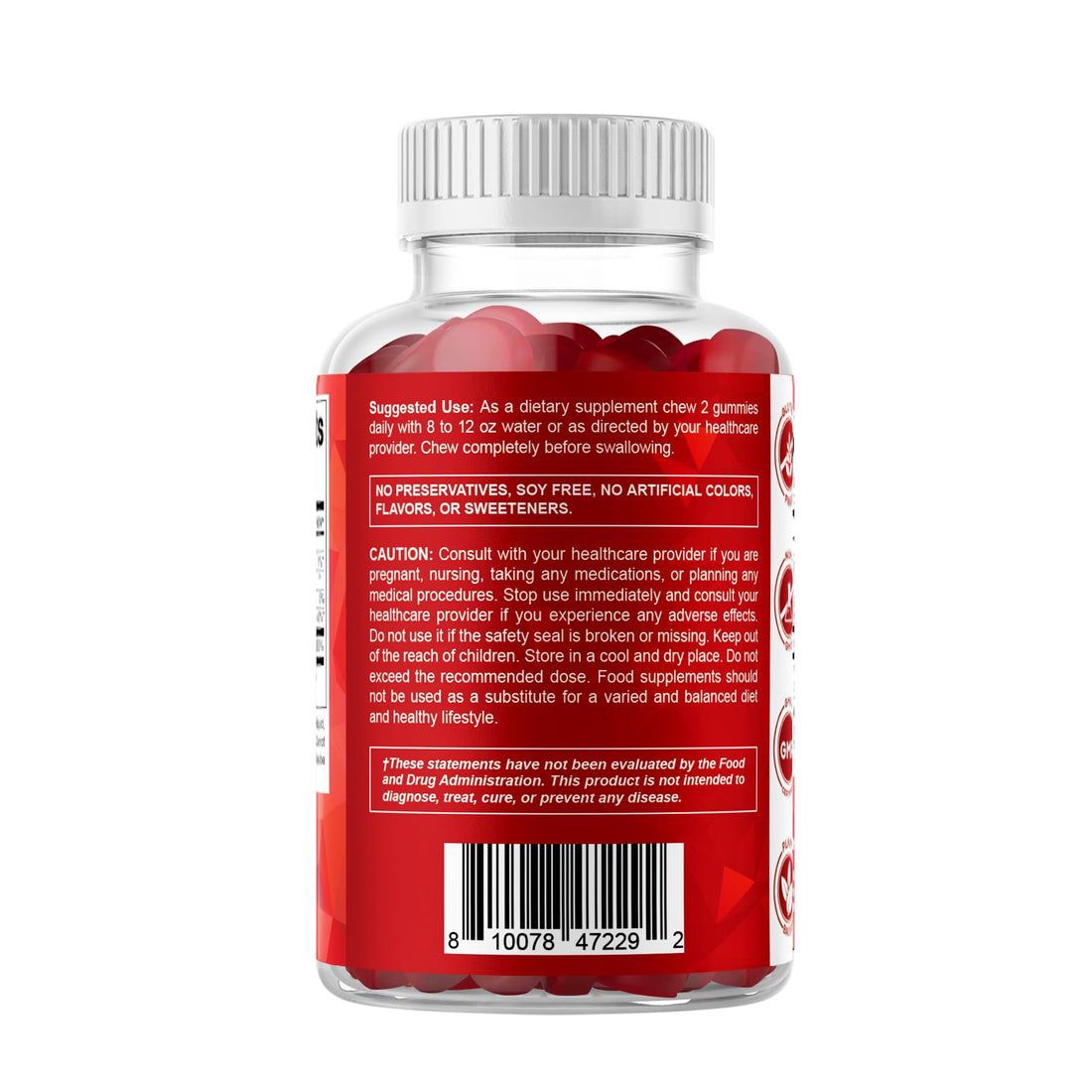 Vitamatic Extra Strength Vitamin B12 5000 mcg (Methyl B12) Gummies - 120 Count - Energy Metabolism Support and Nervous
