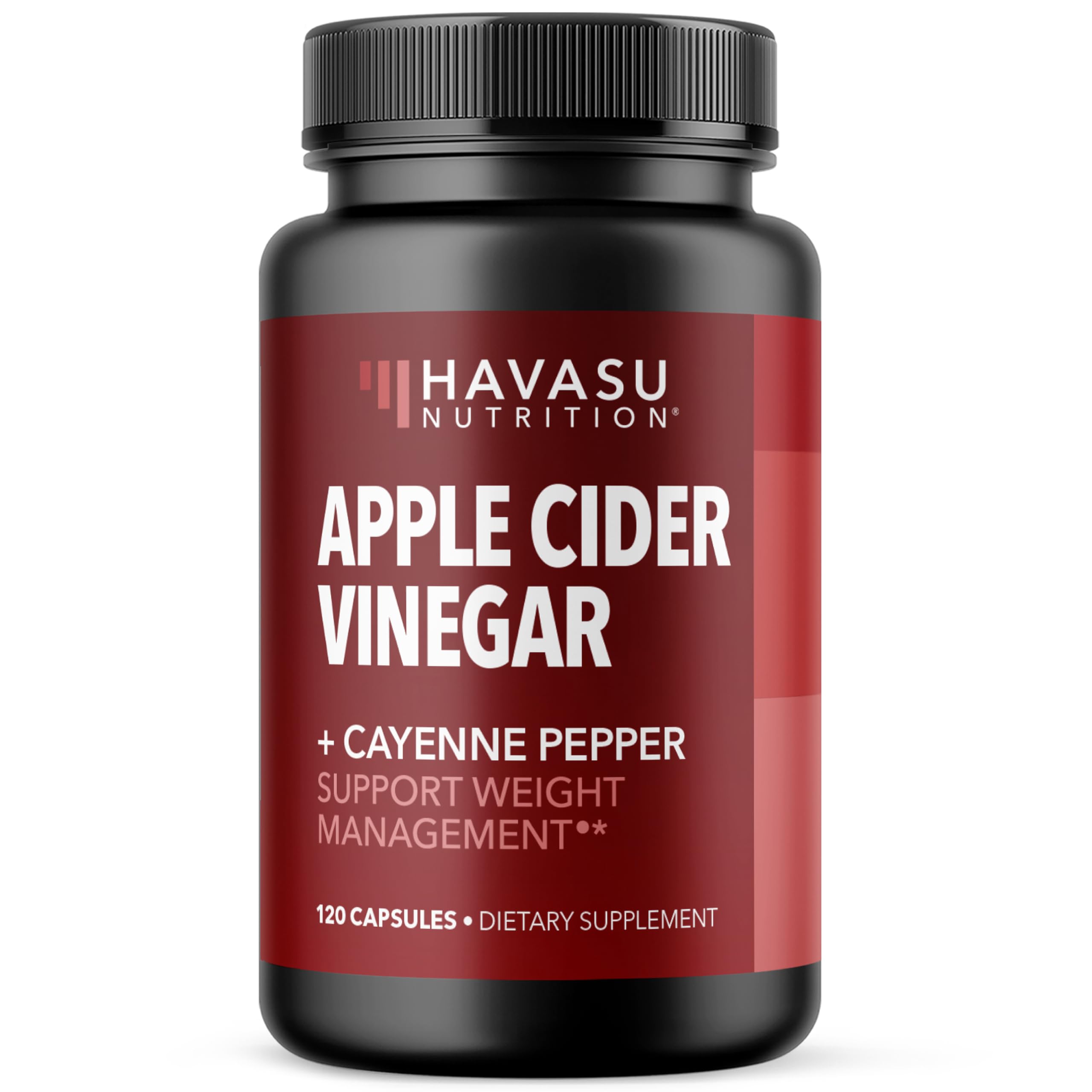 Apple Cider Vinegar Capsules with Cayenne Pepper, 60 Count, 2-Month Supply | 500mg ACV Per Serving for Appetite, Cravings, and Bloating Relief, Vegan, Non-GMO, Easy-to-Take Capsules, 60-Day Supply