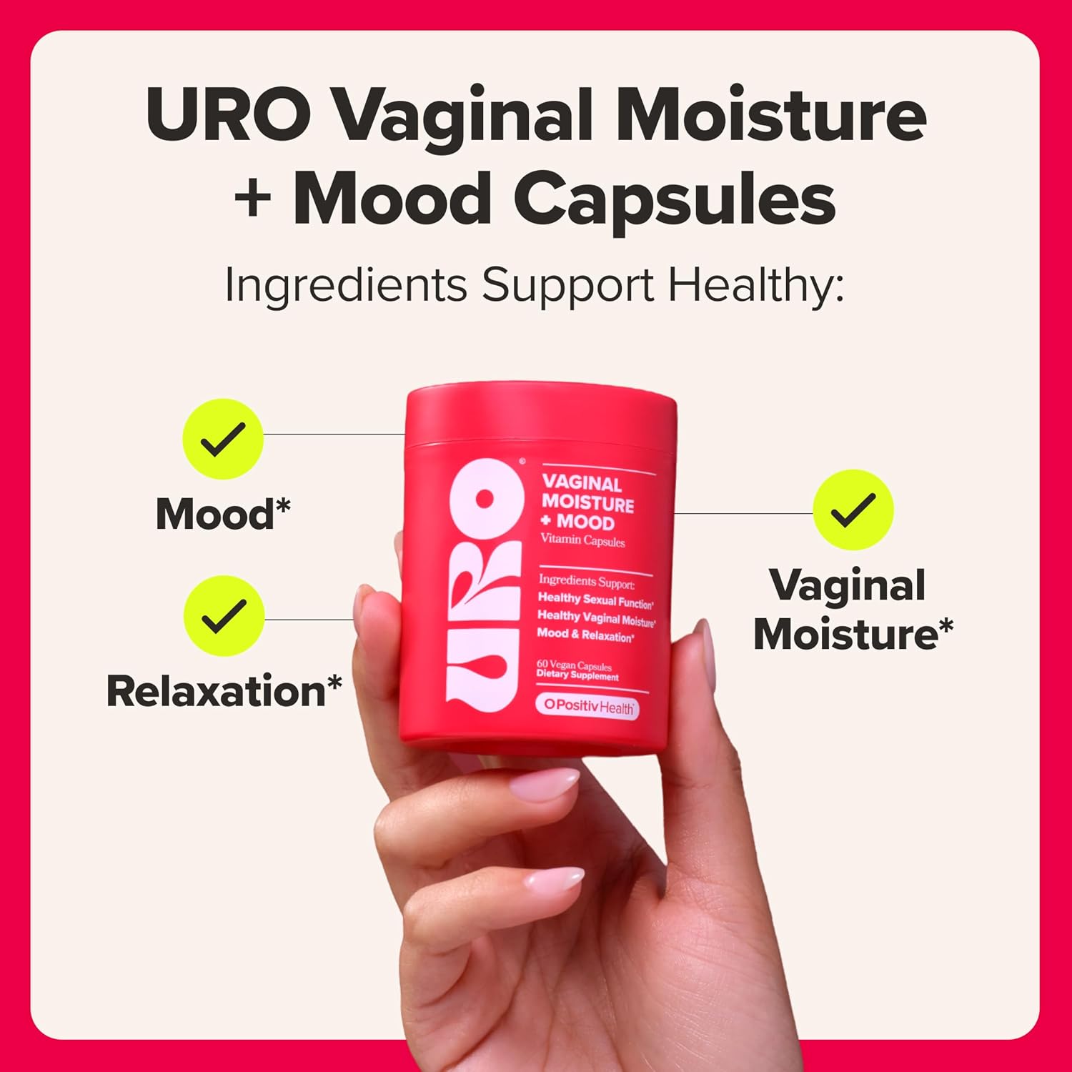 O Positiv URO Get Wetter Bundle – Vaginal Probiotic & Moisture + Mood