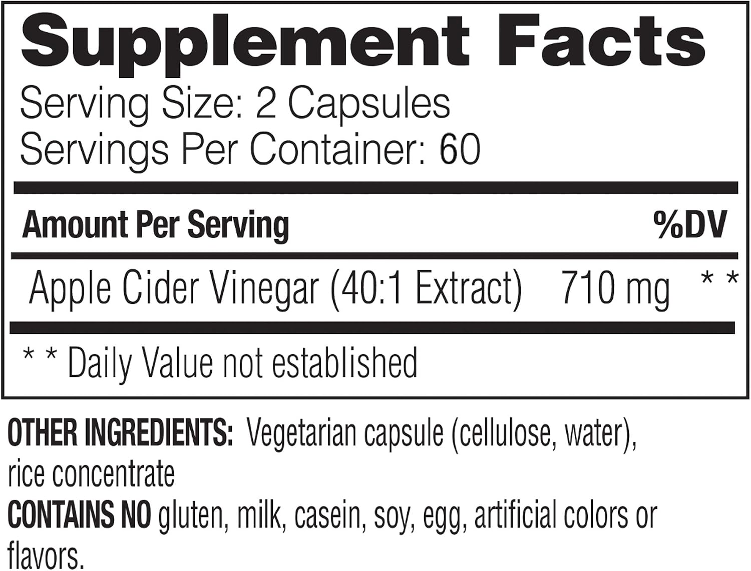 Enzymedica Apple Cider Vinegar Supplement for Men & Women - Apple Cider Vinegar Capsules with Mother, Raw & Unfiltered, Gut Health & Digestive Support, Gluten Free ACV, Vegan, Non-GMO - 120 Count