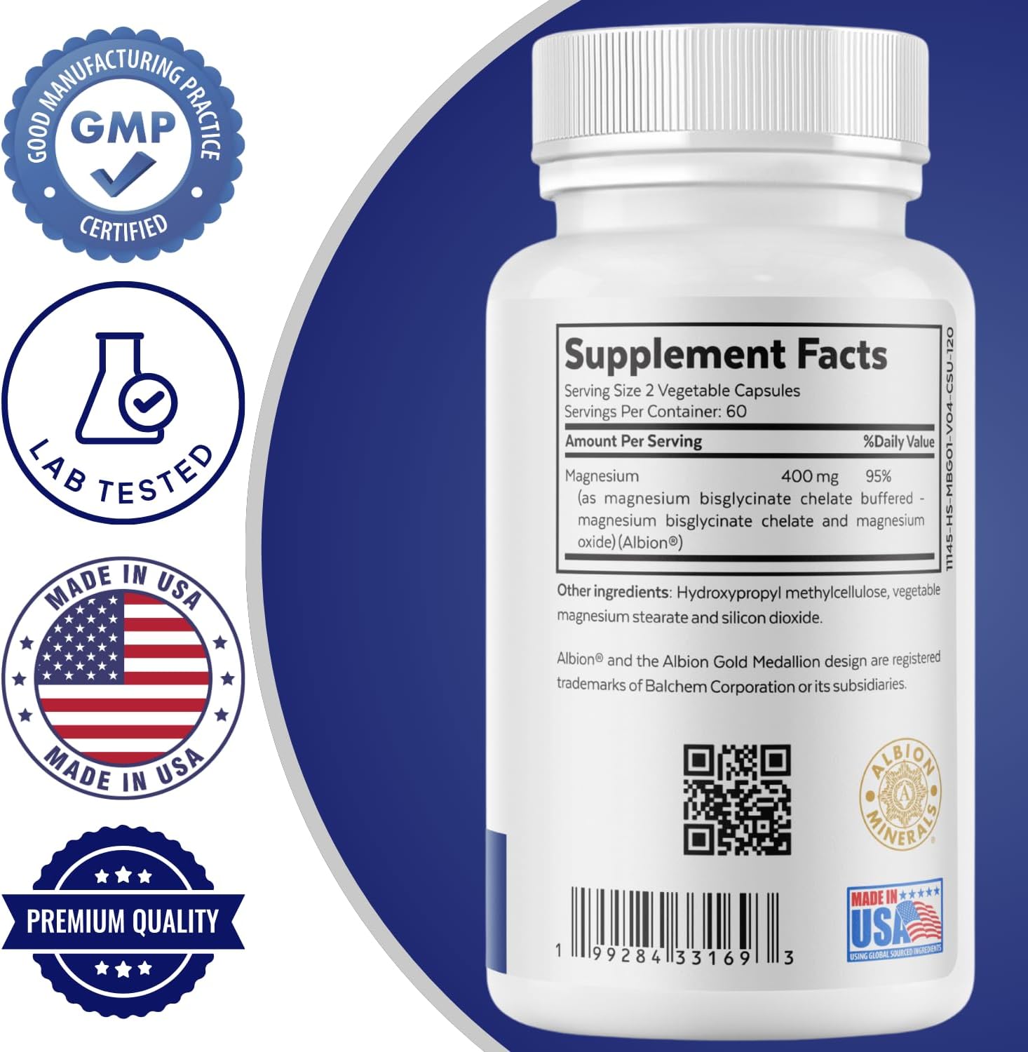 Men’s Daily 7 Essentials Vitamin Pack + Magnesium Bisglycinate Complex | Complete Daily Nutritional Support for Energy, Strength, Metabolism, Immunity, Muscle Function & Overall Wellness